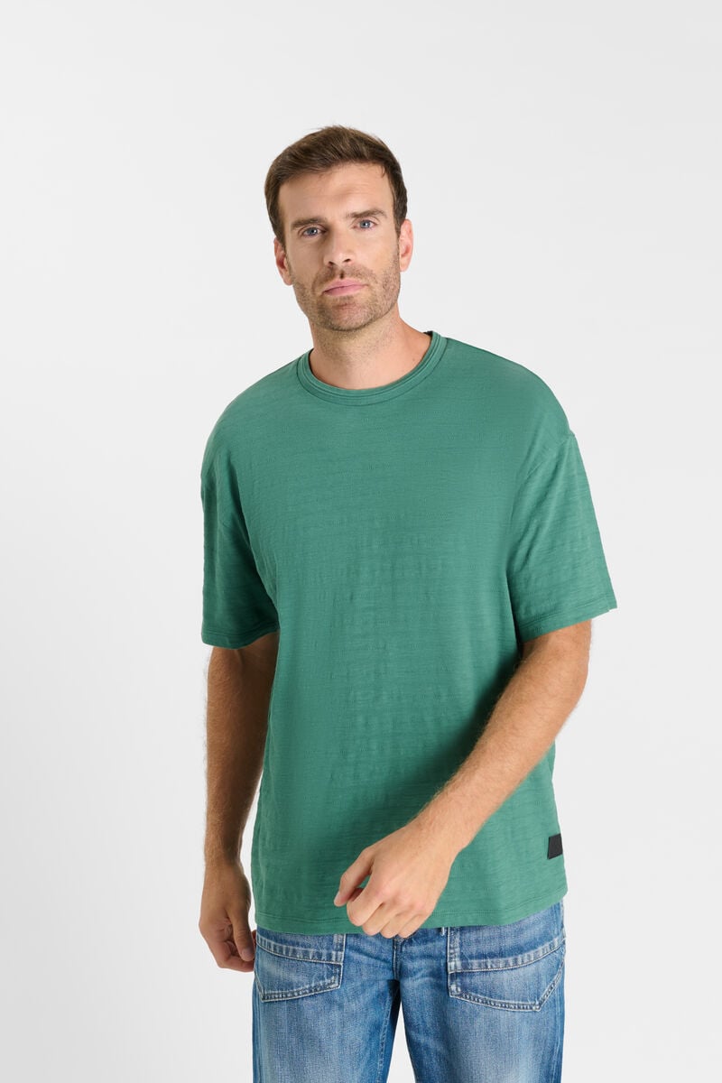 Round-neck T-shirt LE TEMPS DES CERISES Green