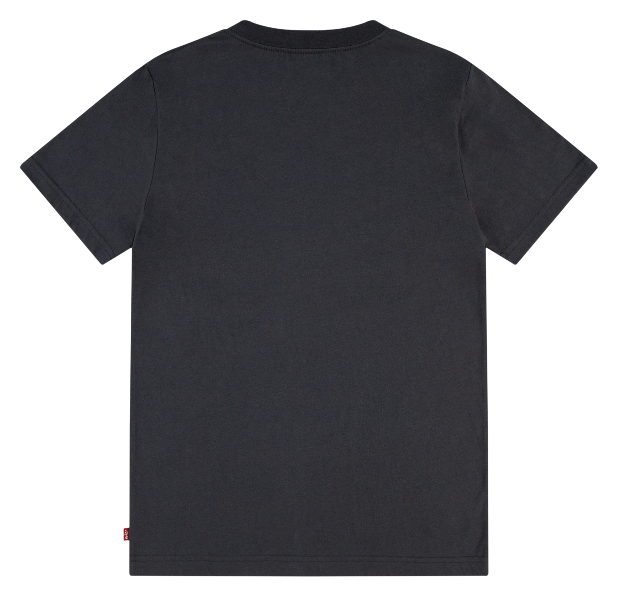 Straight-cut cotton-blend round-neck T-shirt LEVI'S KIDS Black