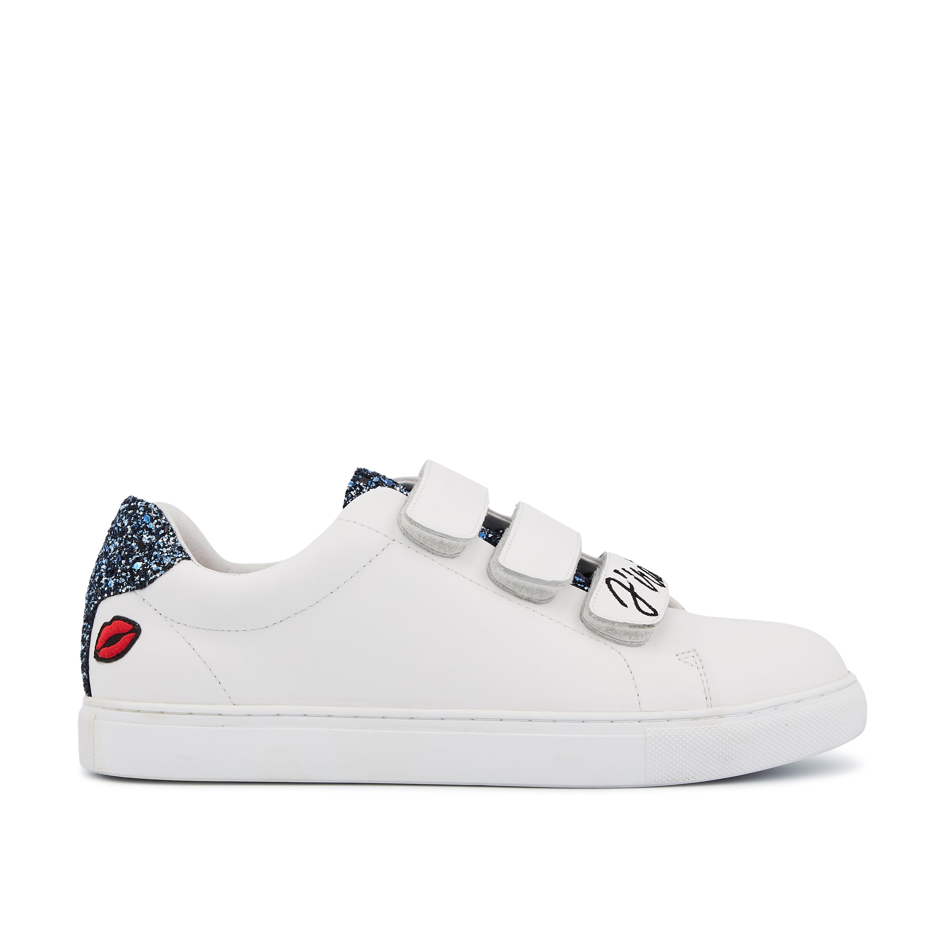 Leather sneakers BONS BAISERS PARIS White