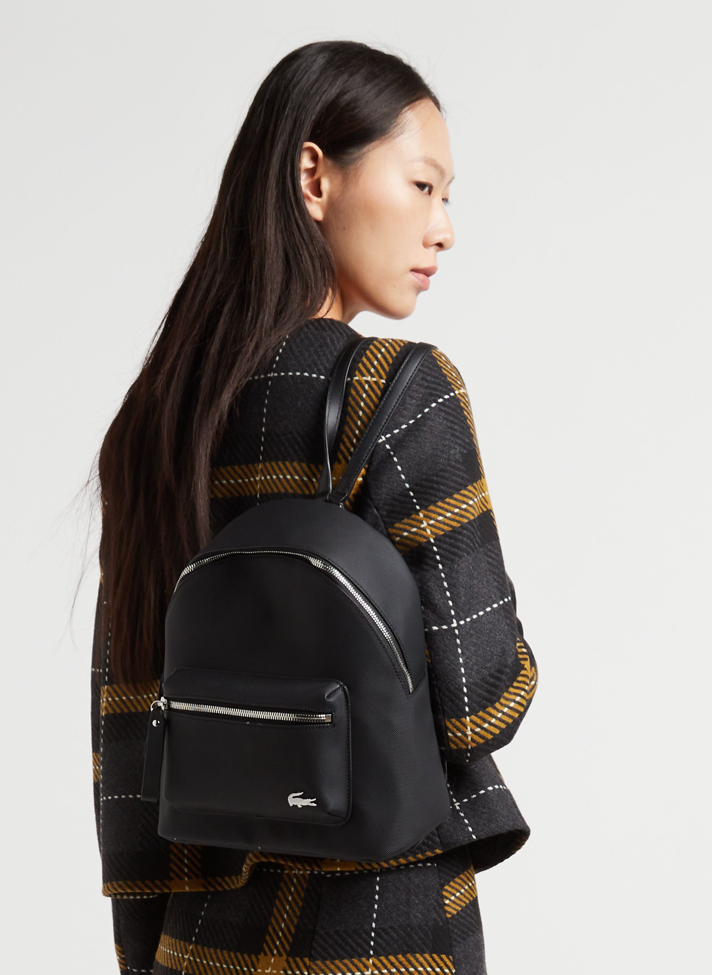 Black canvas clearance backpack women's