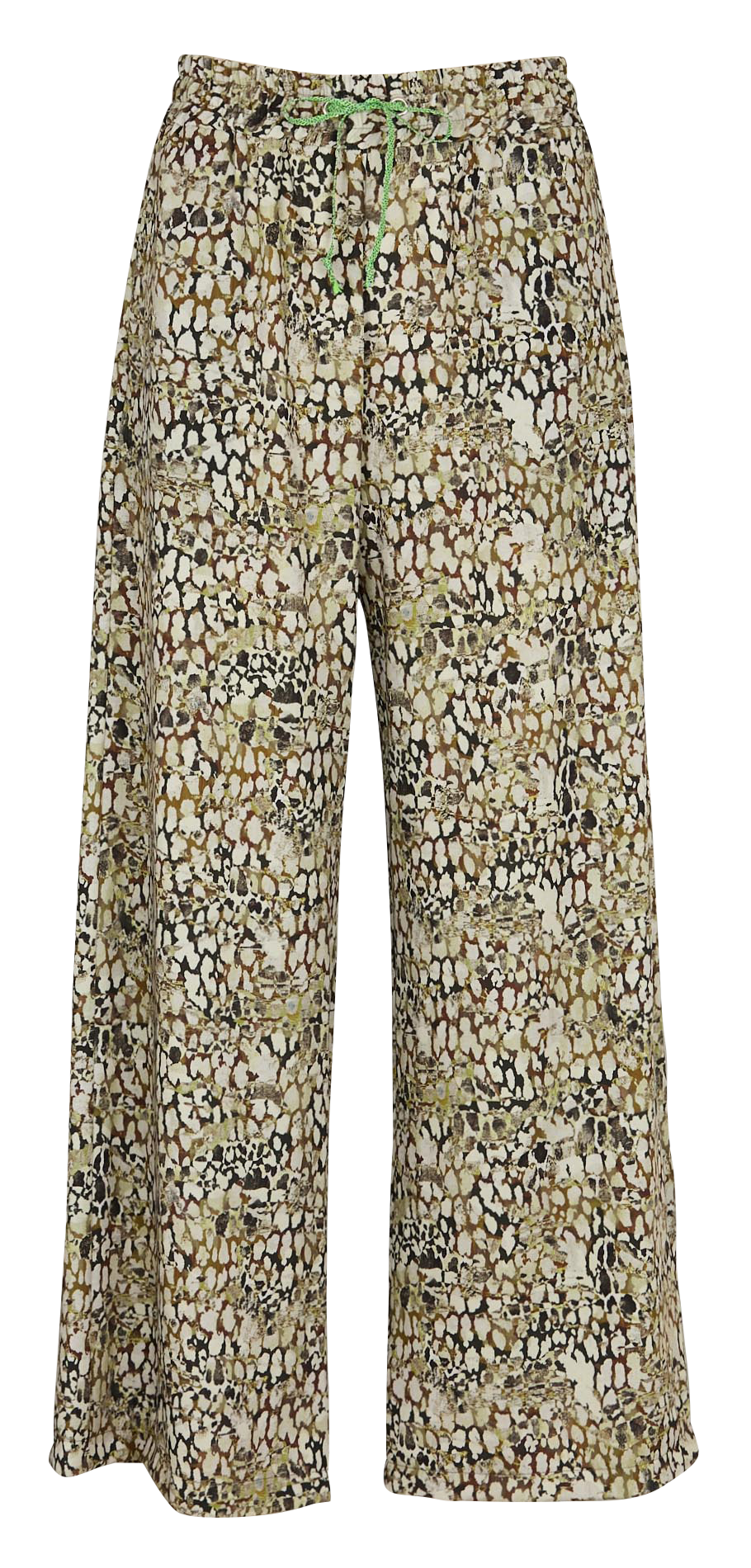 Printed palazzo pants PLEASE Green