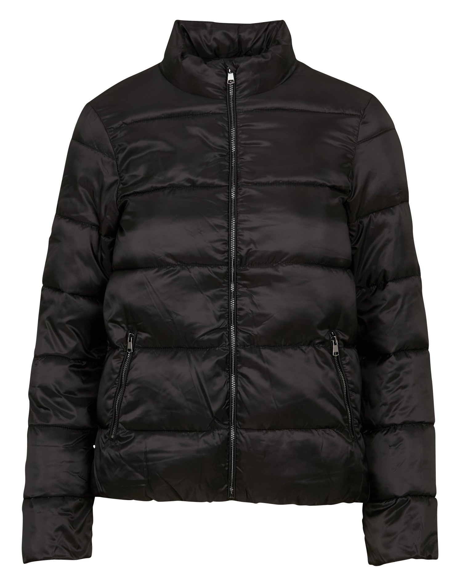 Quilted straight down jacket MAISON 123 Black