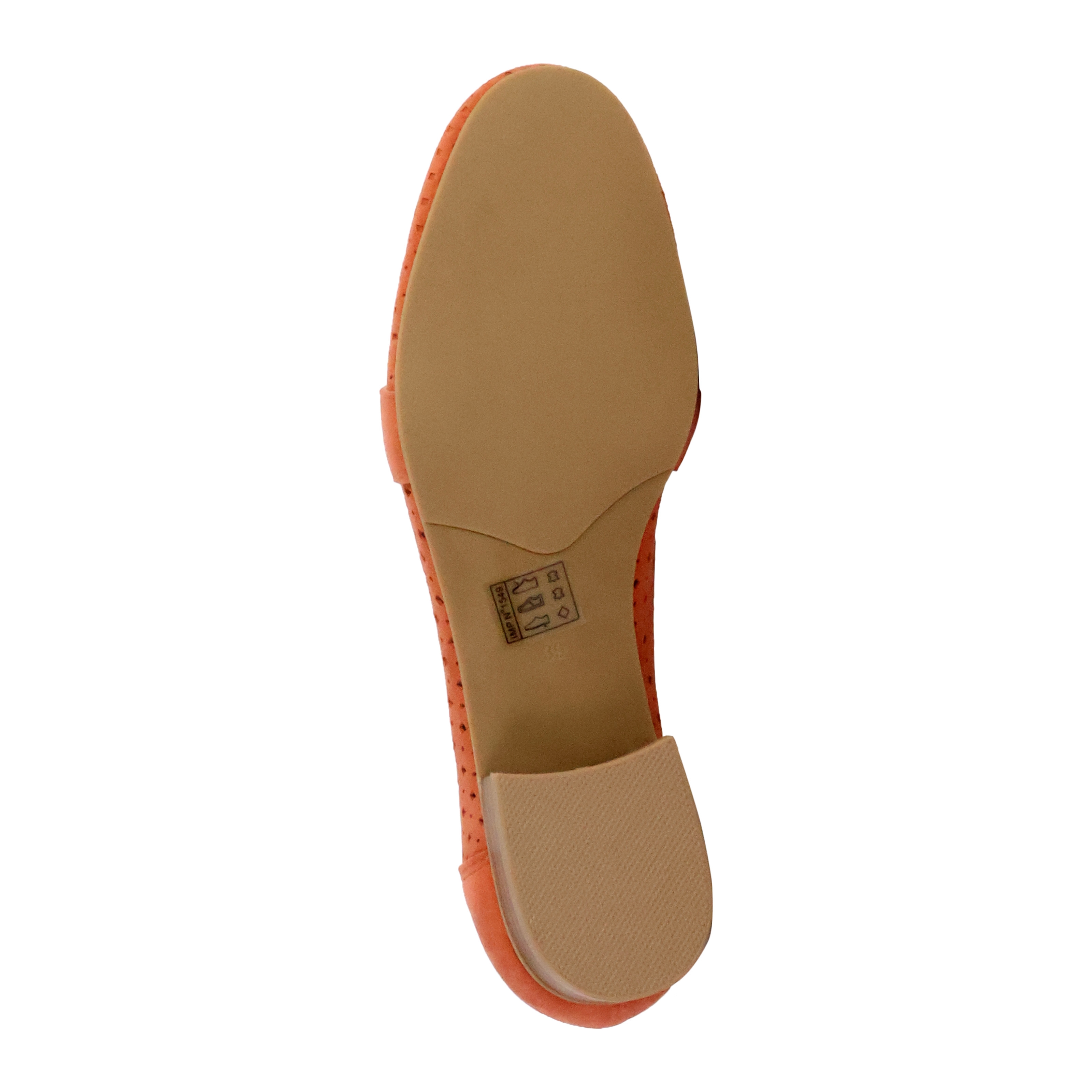 Joude leather moccasins EMILIE KARSTON Orange