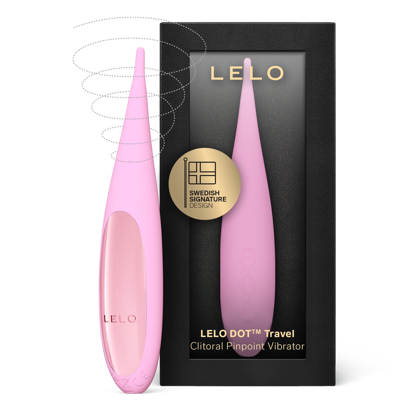Stimulateur clitoridien ciblé, dot travel LELO Pink