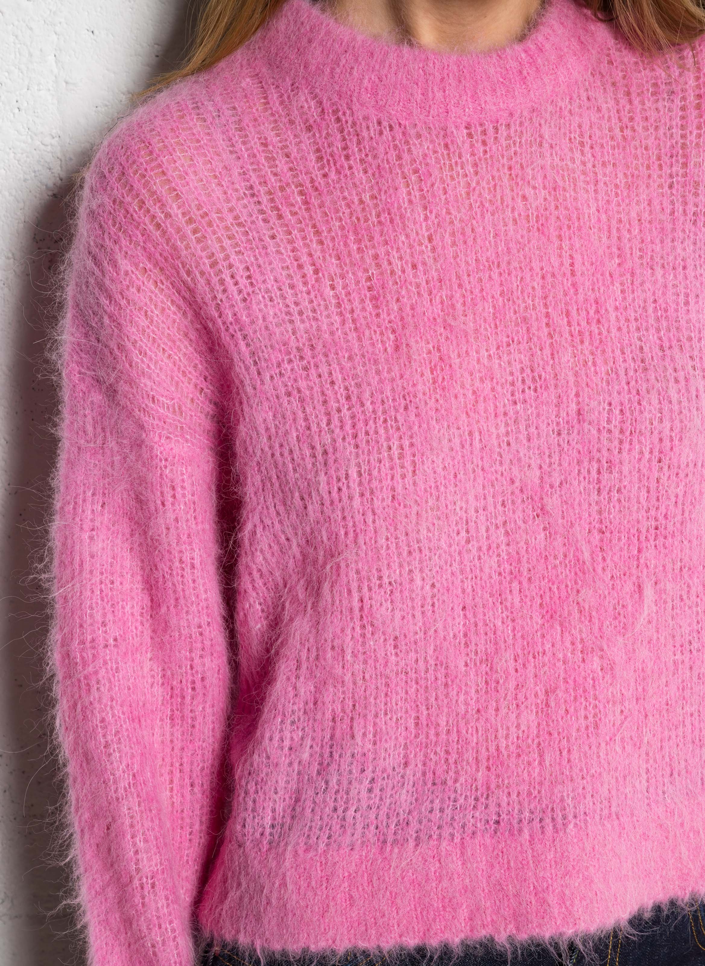Striped wool-blend sweater AMERICAN VINTAGE Pink