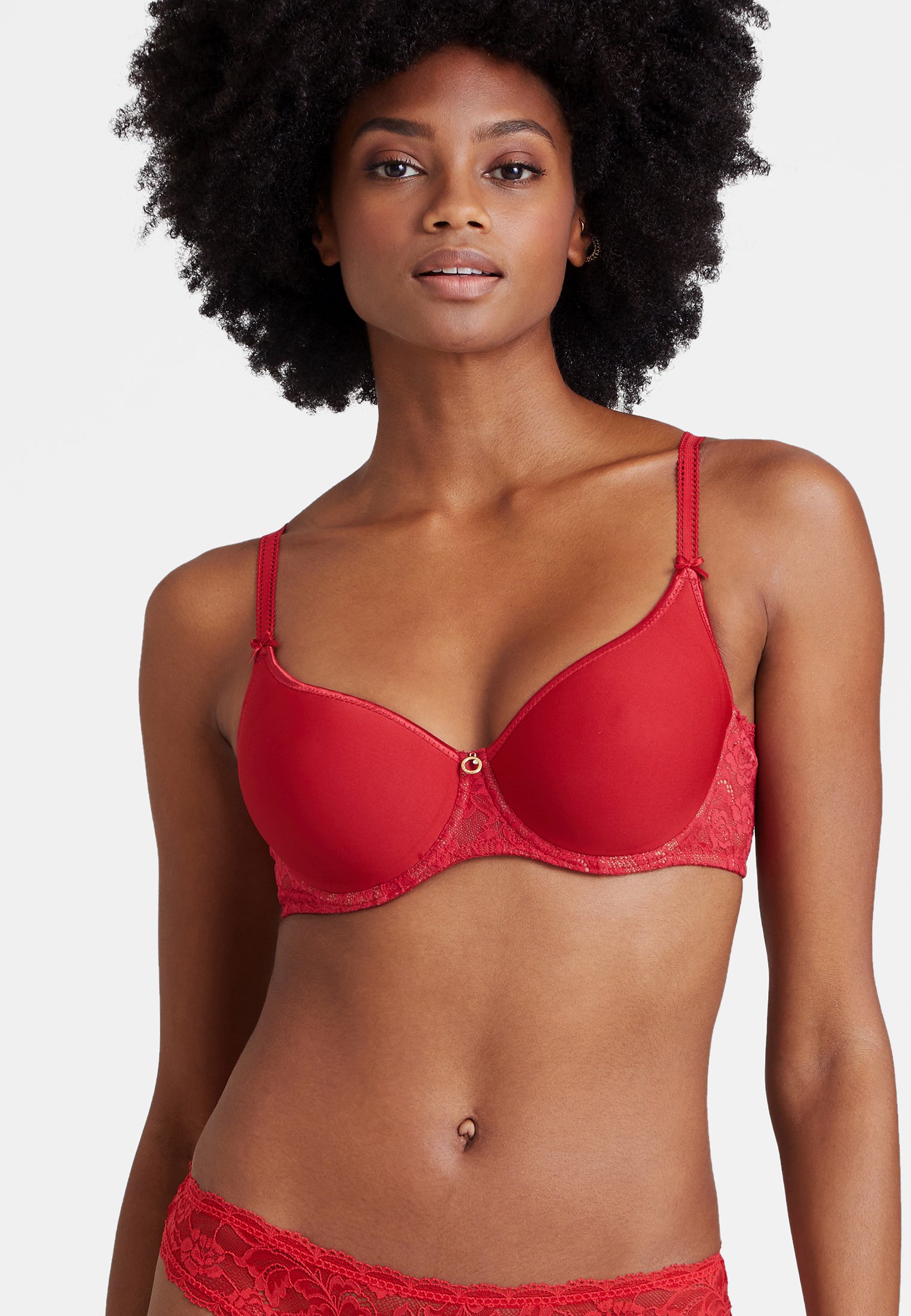 T-shirt bra AUBADE Red