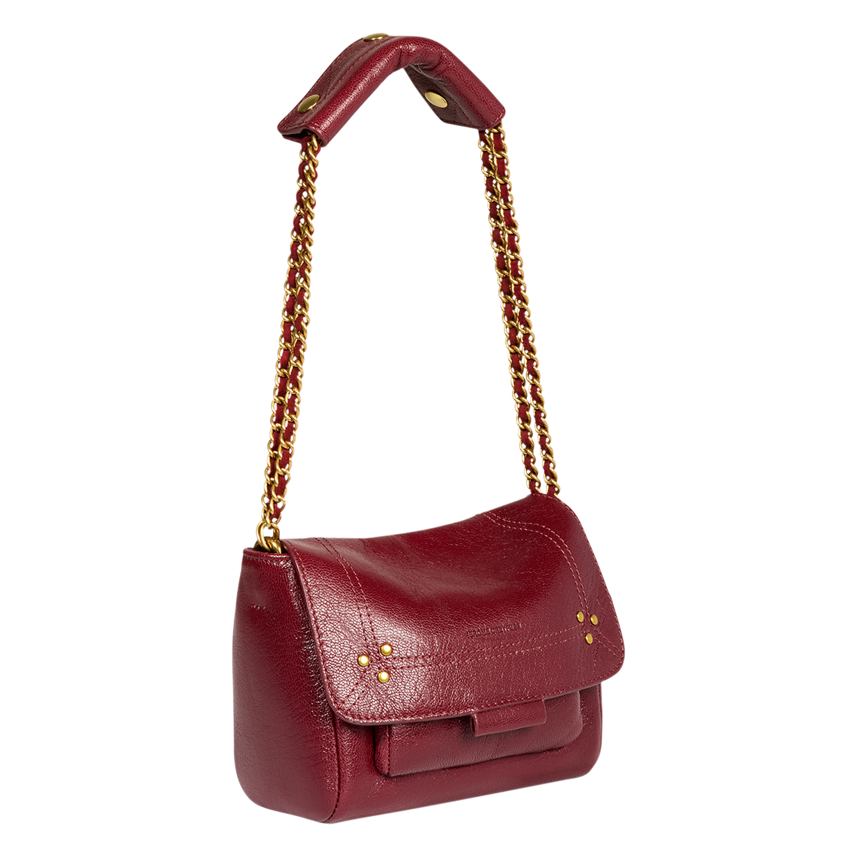 Mini sac bandoulière en cuir  JEROME DREYFUSS Rouge