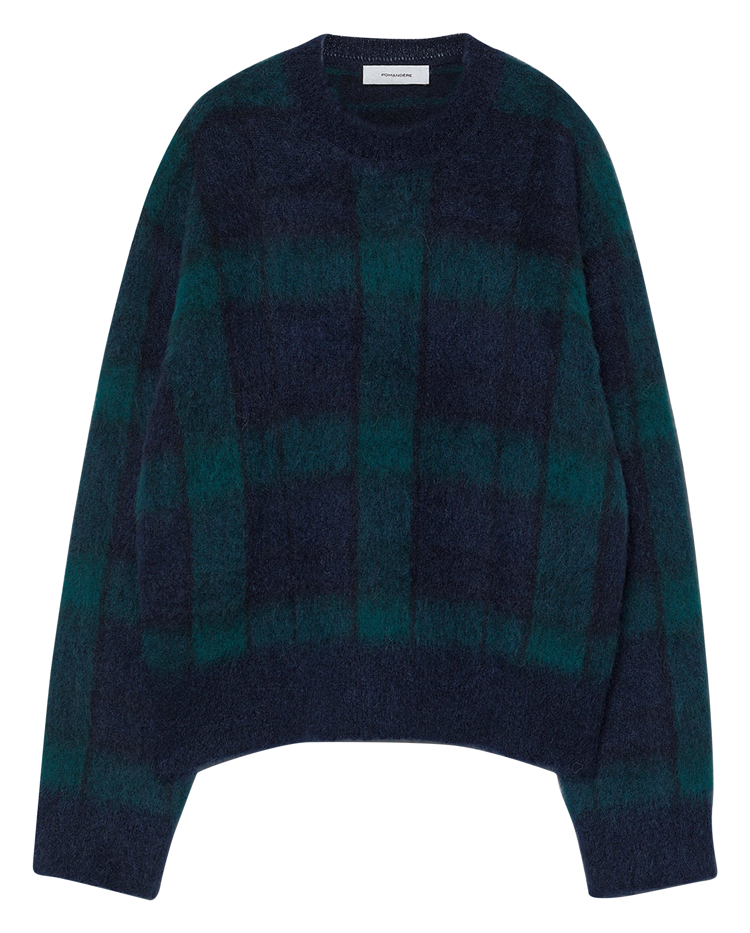 Pull col rond en laine mélangée POMANDERE Multicolore