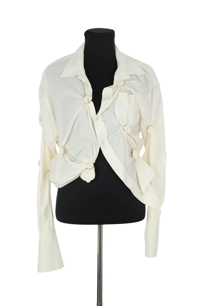 Cotton shirt JACQUEMUS- Seconde Main Beige