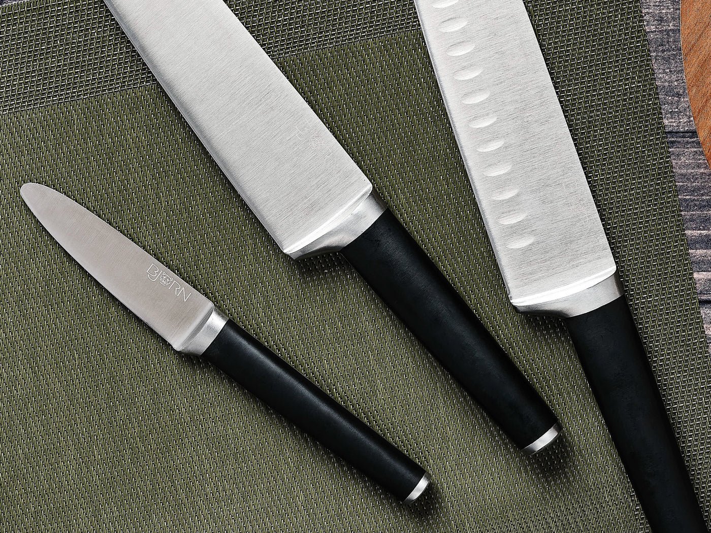 Jona kitchen knives - 6 pieces BJORN Black