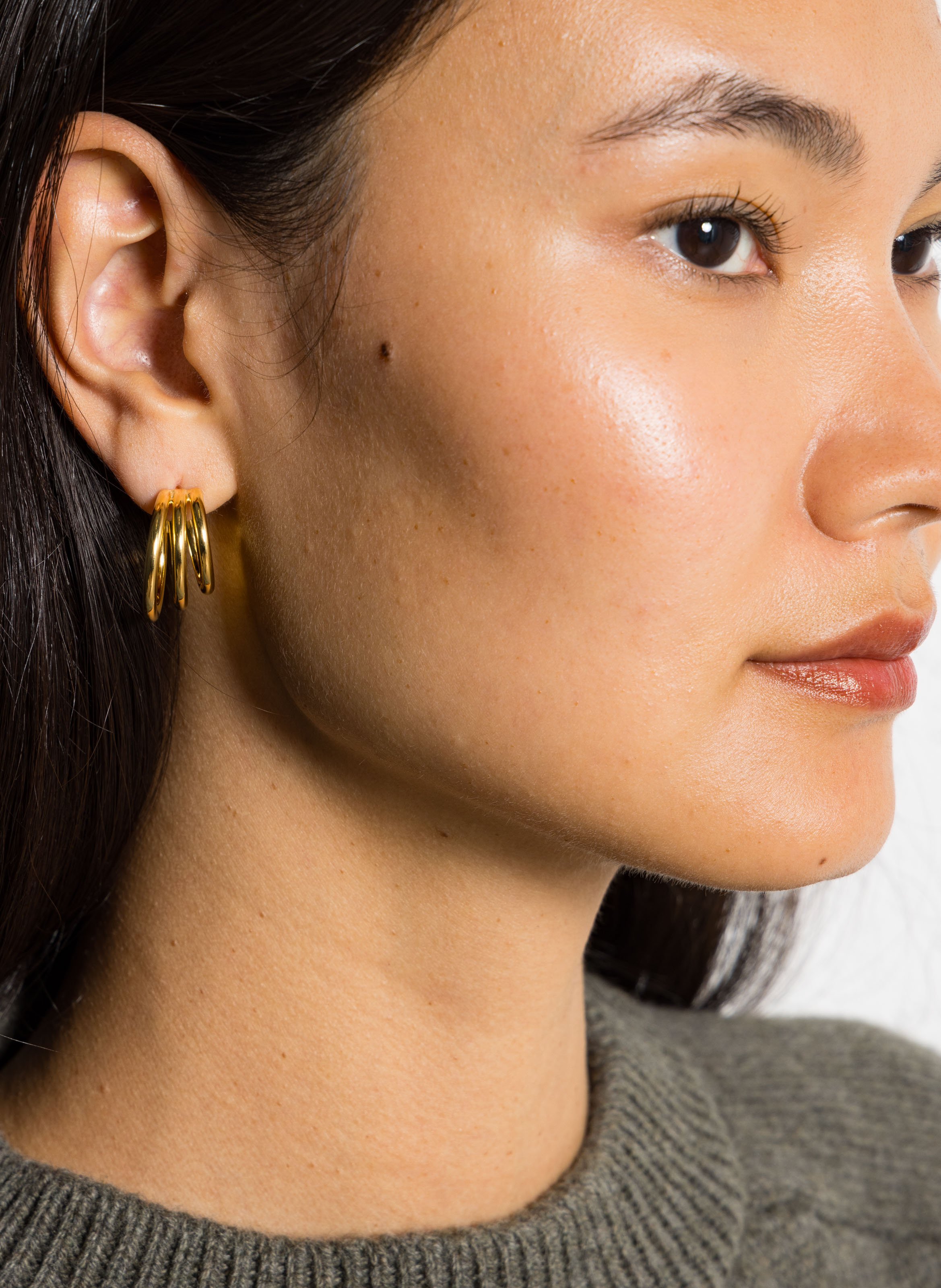 Pendientes criollosArgollas FEEKA Dorado