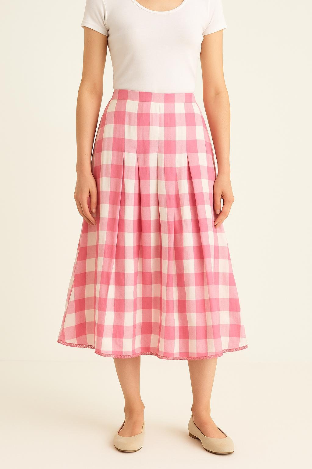 Short & midi skirt TARA JARMON - Seconde Main Pink