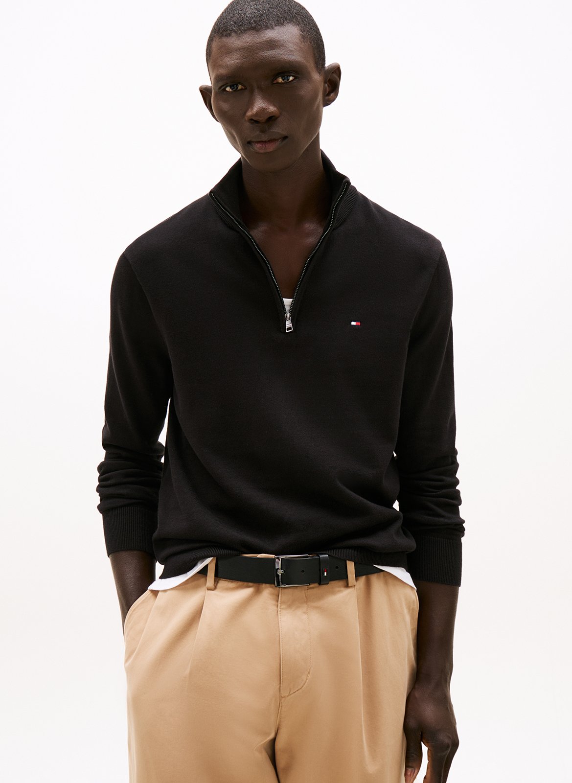 Straight cotton sweater TOMMY HILFIGER