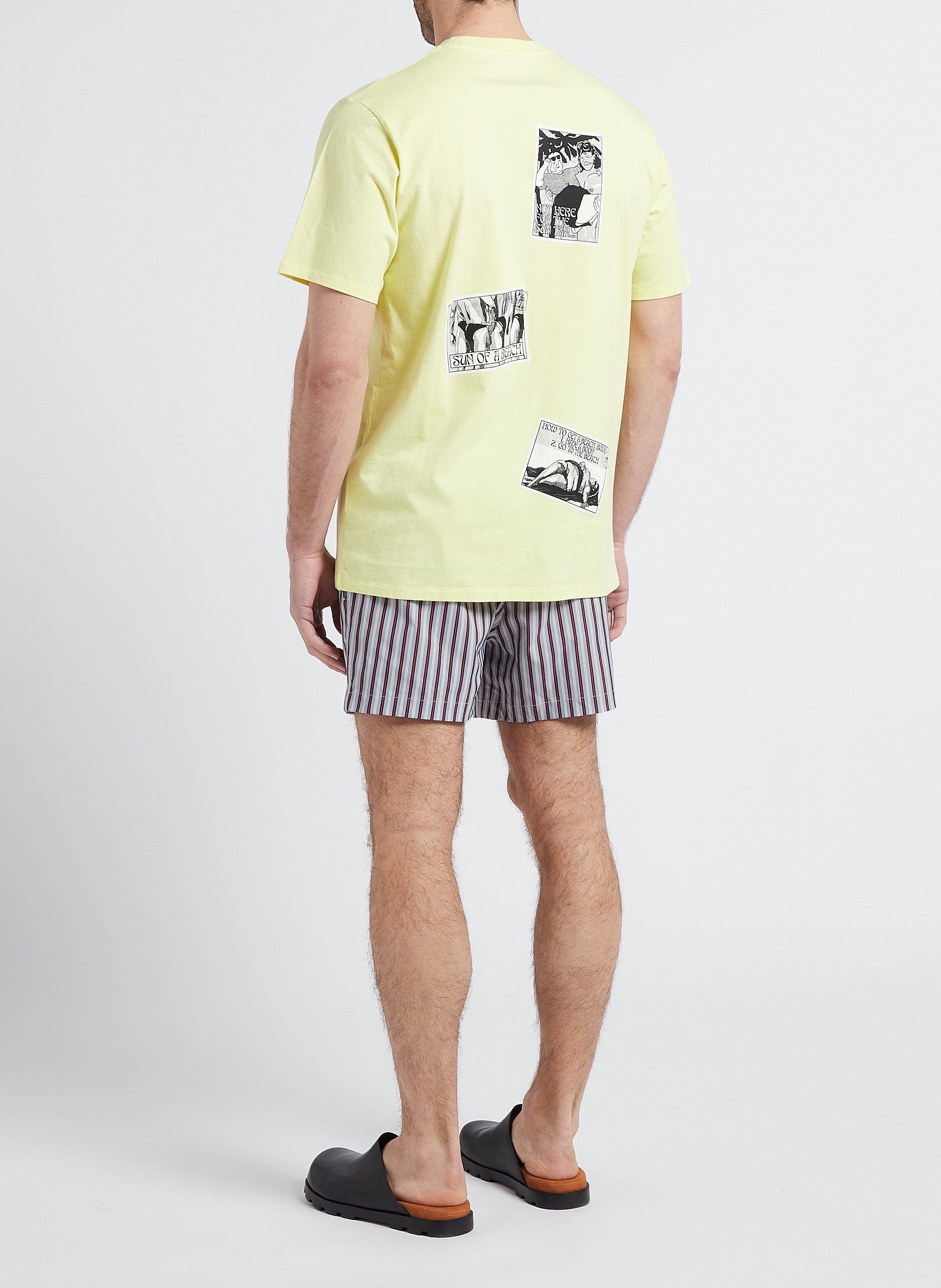 Katoenen T-shirt EDWIN Geel