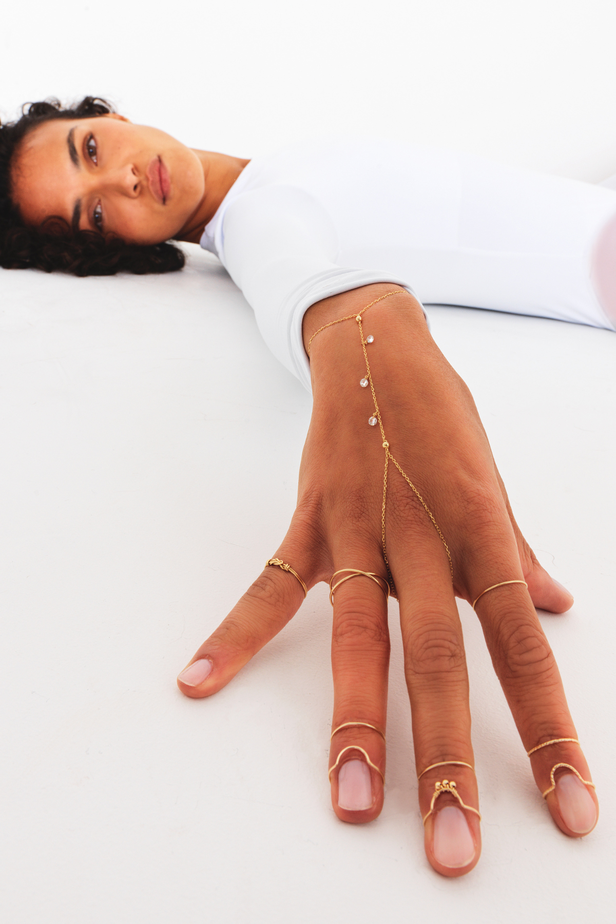 Nail ring spark YAY Golden