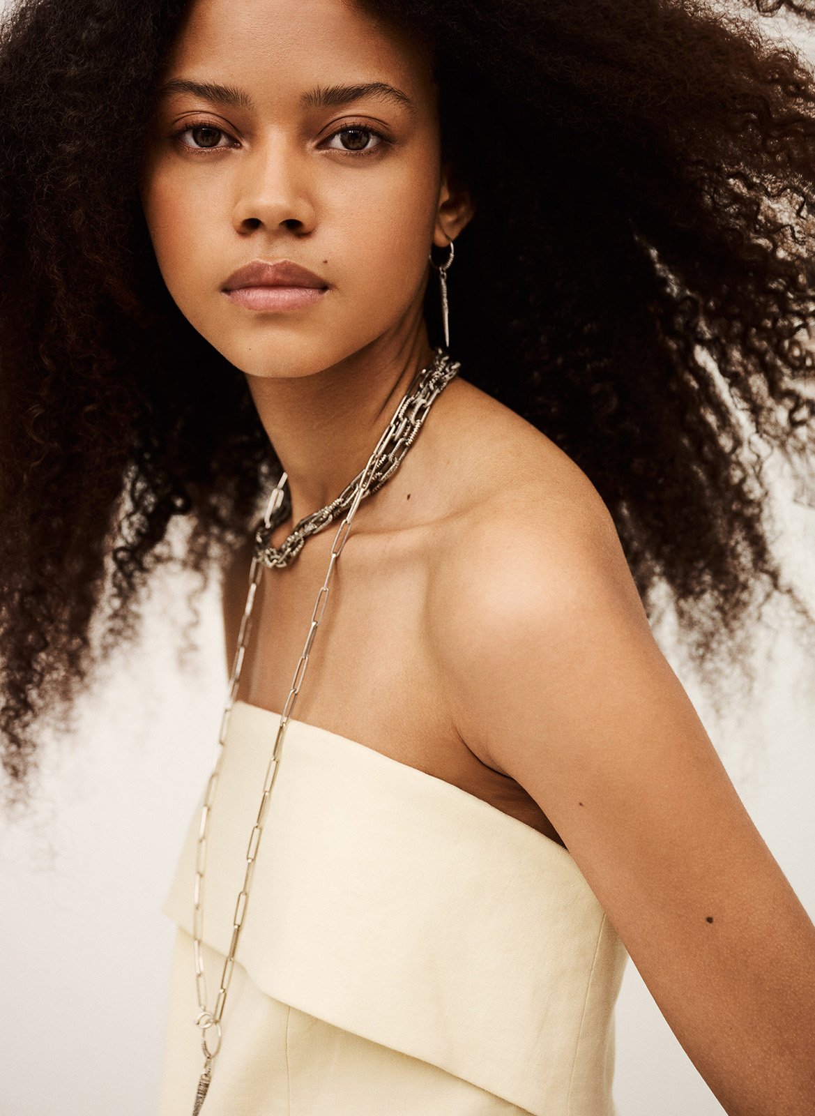 Linnen en katoenen mix jumpsuit BA&SH Beige