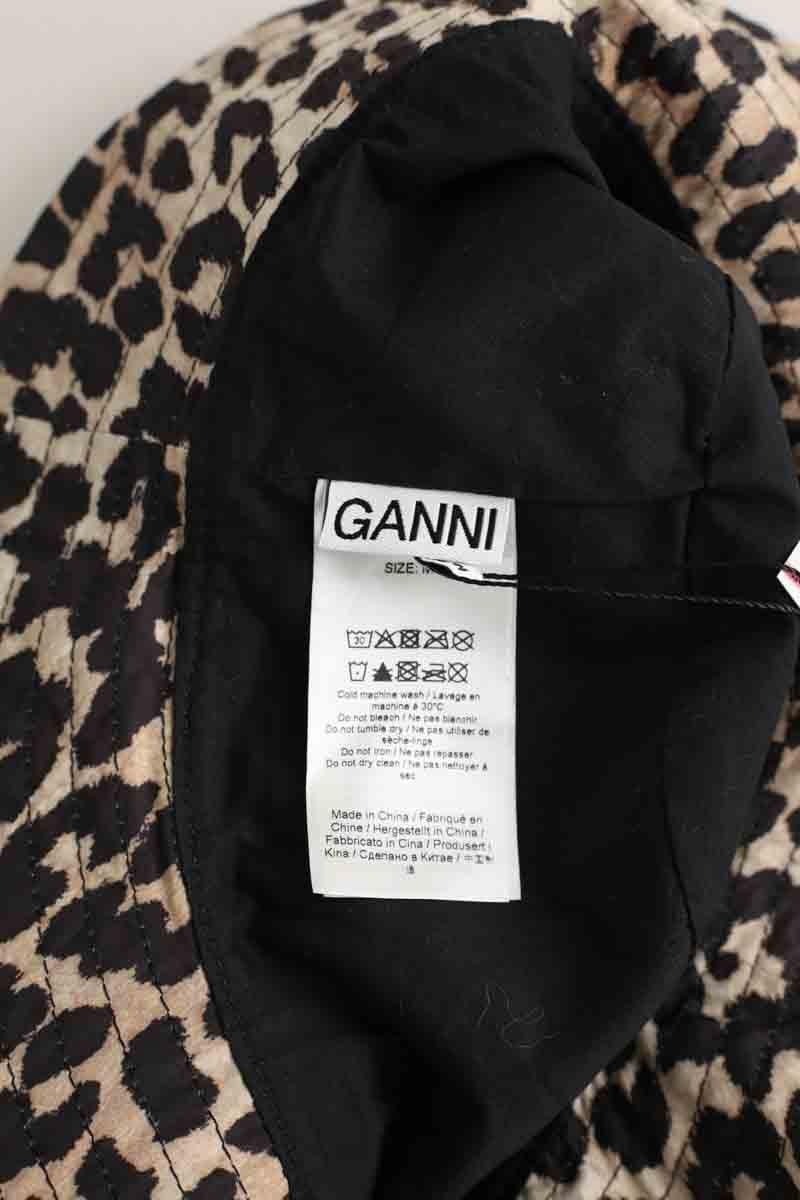 Bucket hat GANNI - Seconde Main Beige