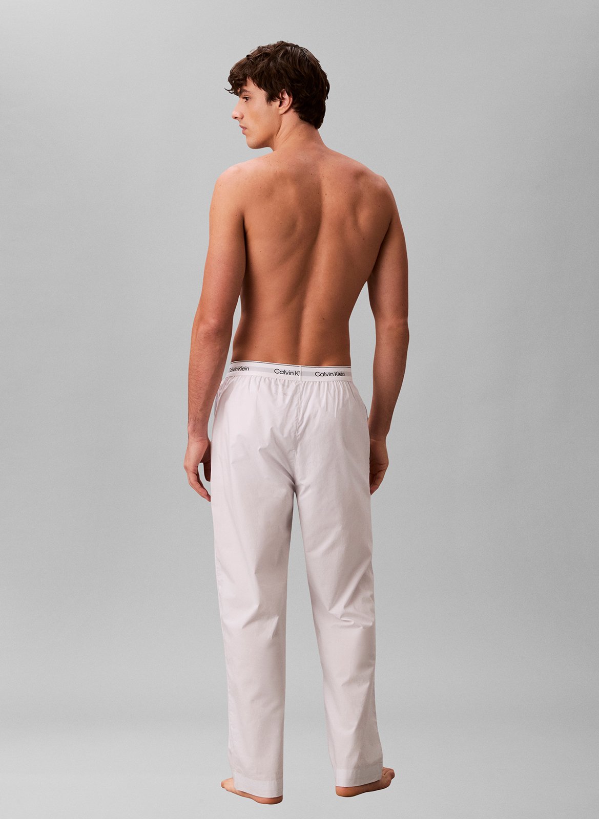 Monogrammed loungewear pants CALVIN KLEIN UNDERWEAR Grey