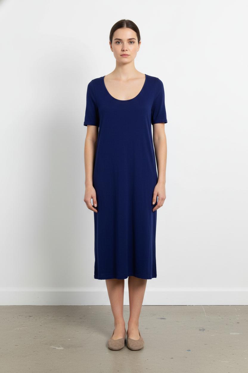 Robe longue MAX MARA - Seconde Main Bleu