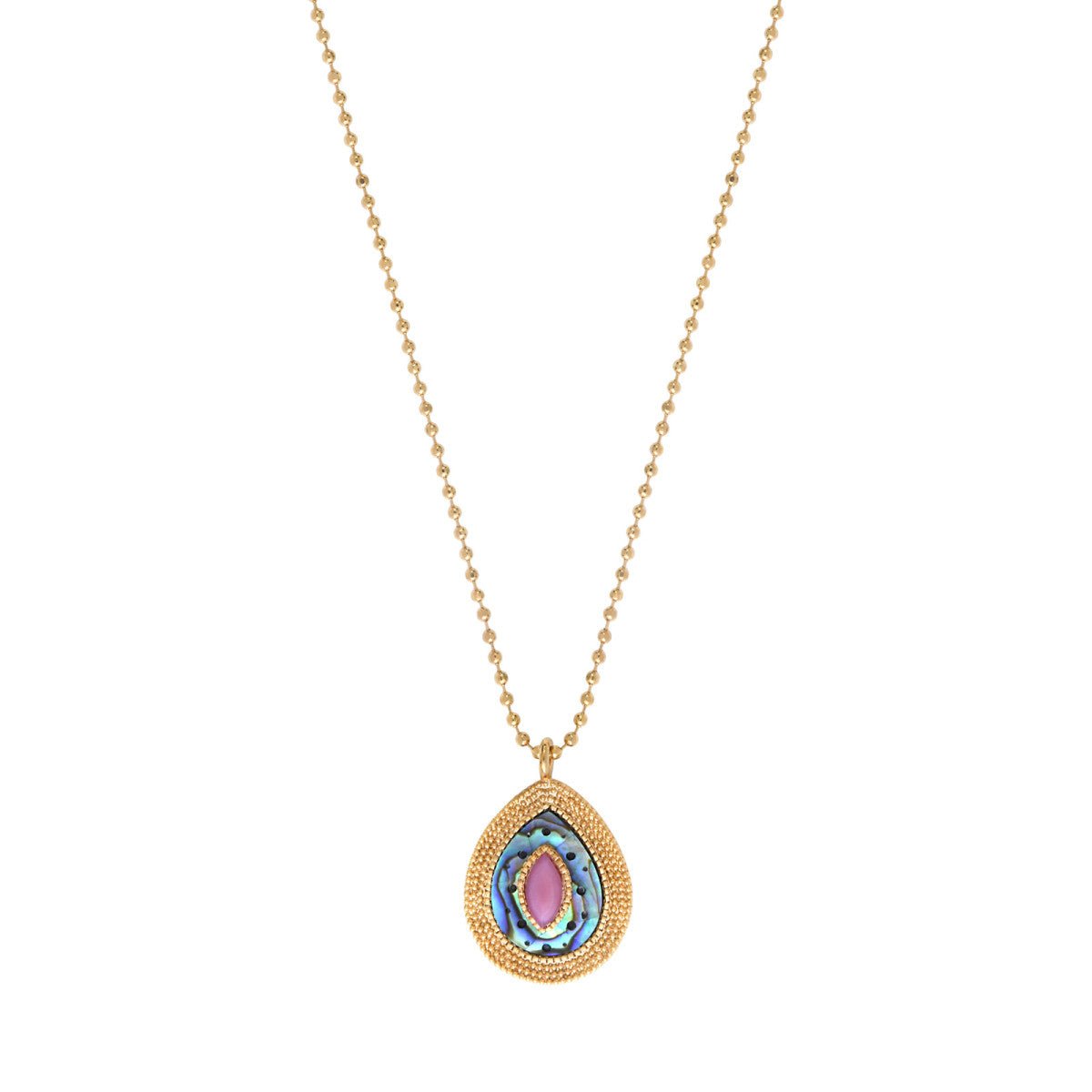 Pendant Necklace Chains SATELLITE PARIS Blue