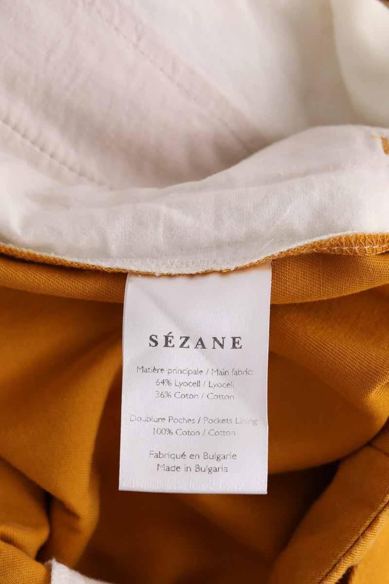 Pants SEZANE - Seconde main Yellow