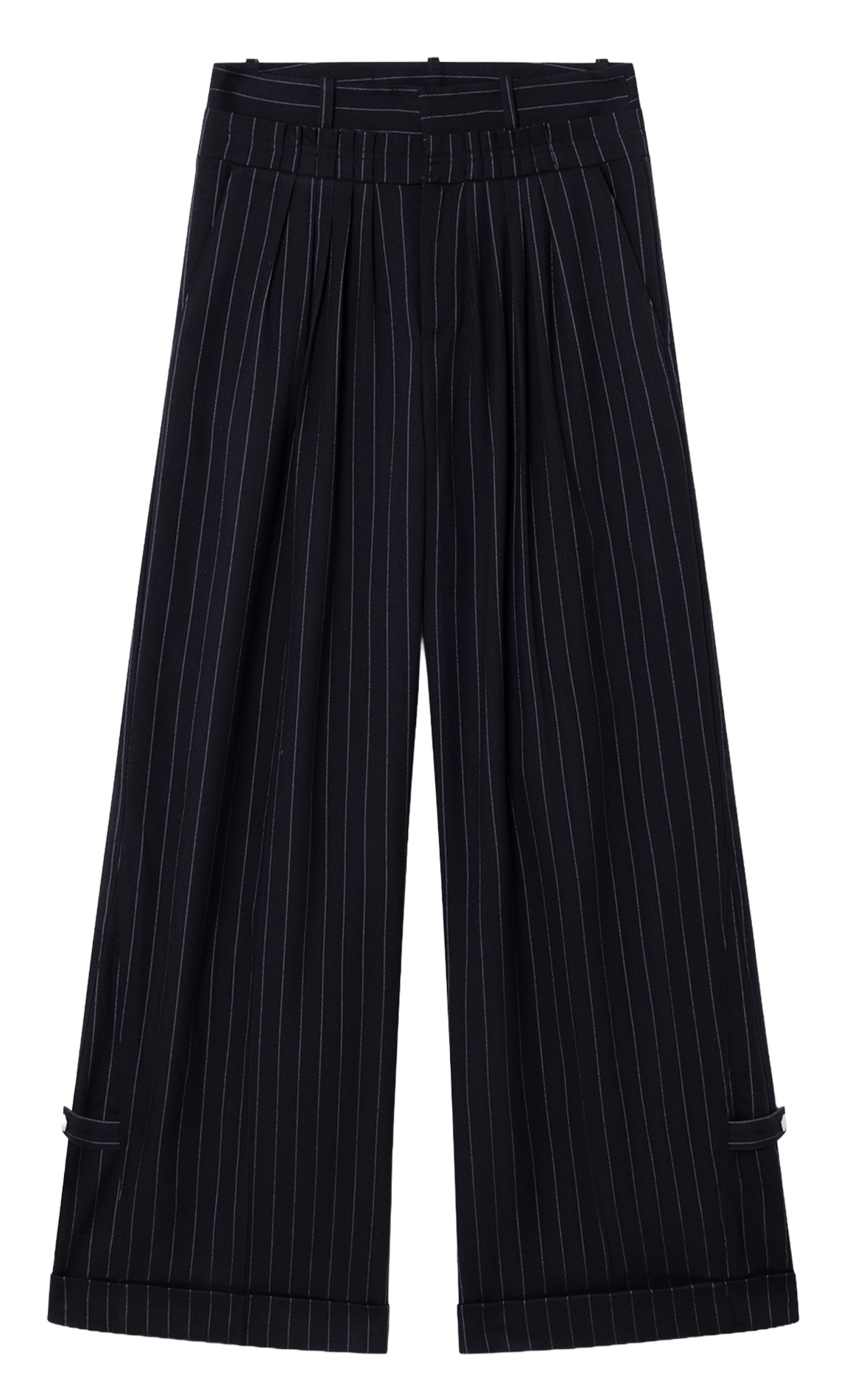 Striped wide-leg pants LAAGAM Blue