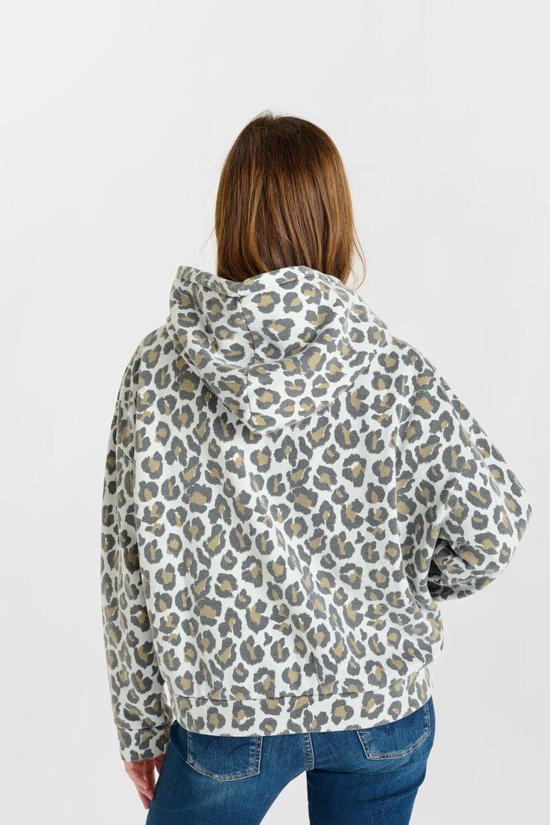 Hooded sweatshirt LE TEMPS DES CERISES Brown