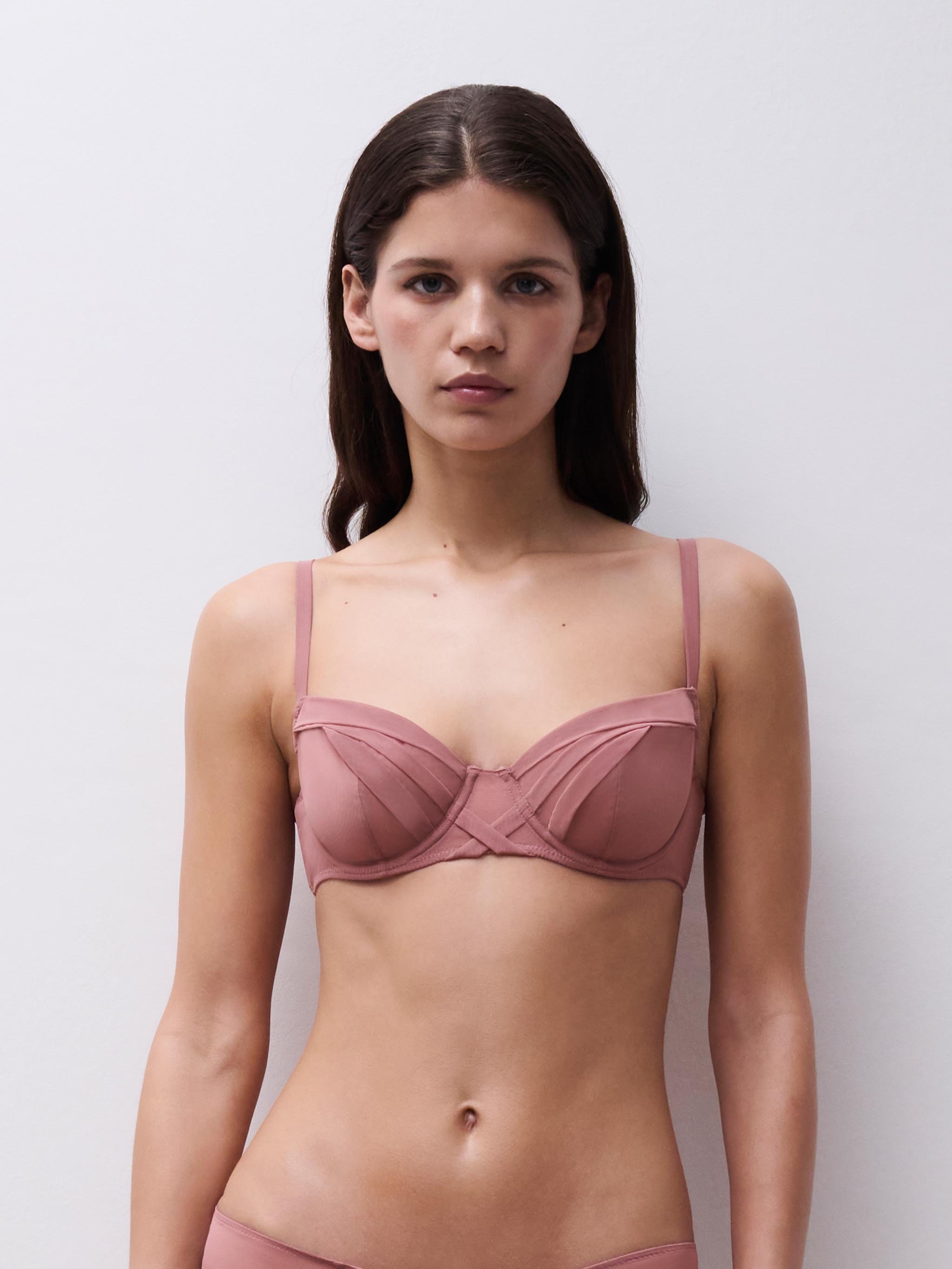 Demi-cup bra CHANTELLE X Pink