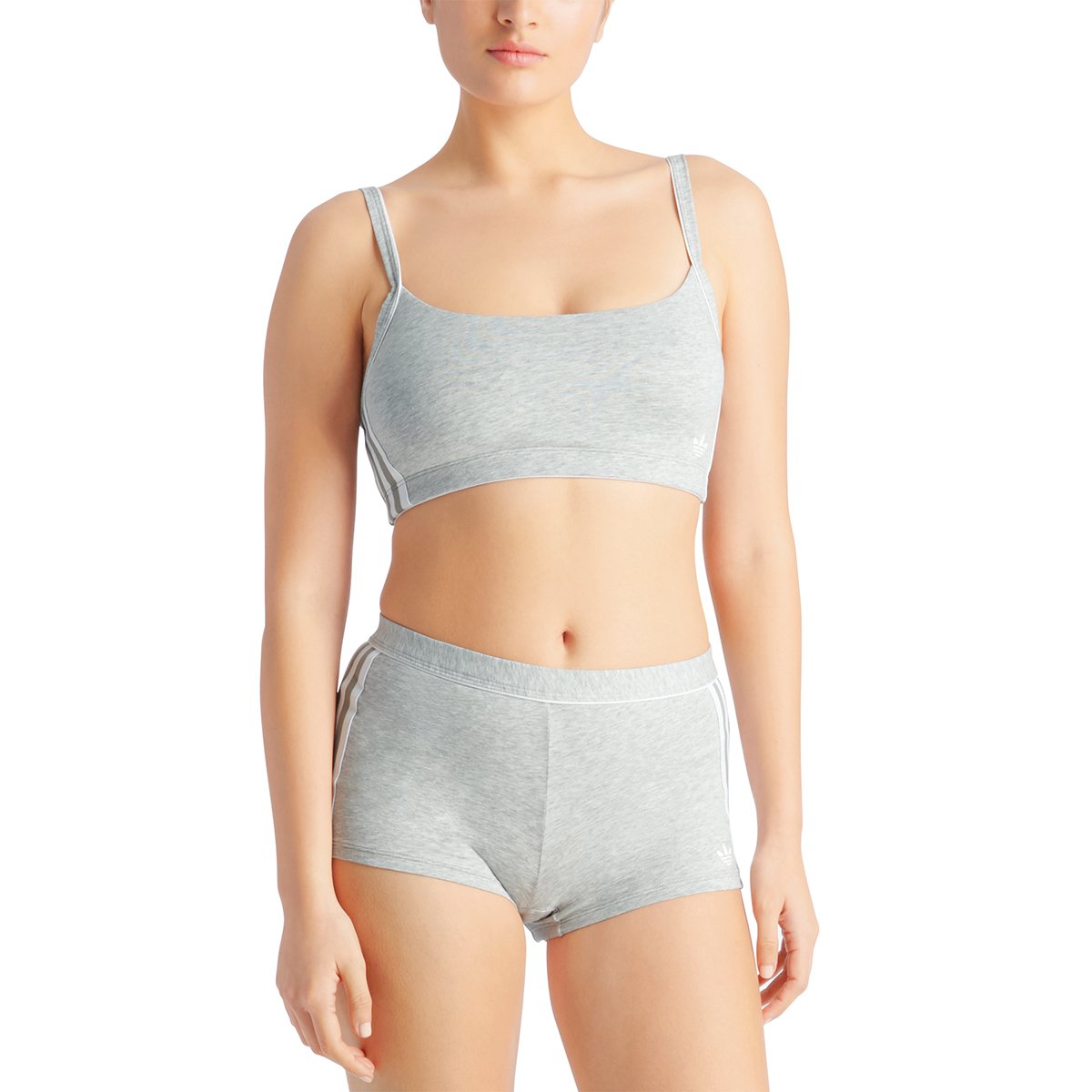 Women's adidas Originals adicolor Comfort Cotton Flex Bra | Grey ADIDAS UNDERWEAR Women
