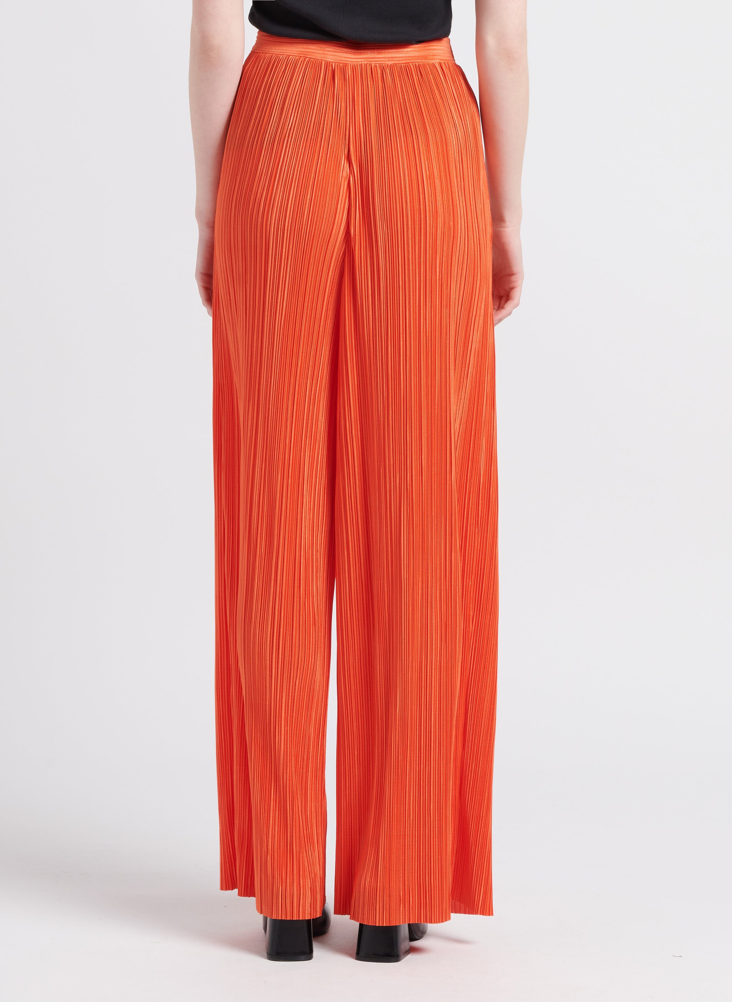 Pantalon large plissé MAX&Co. Orange