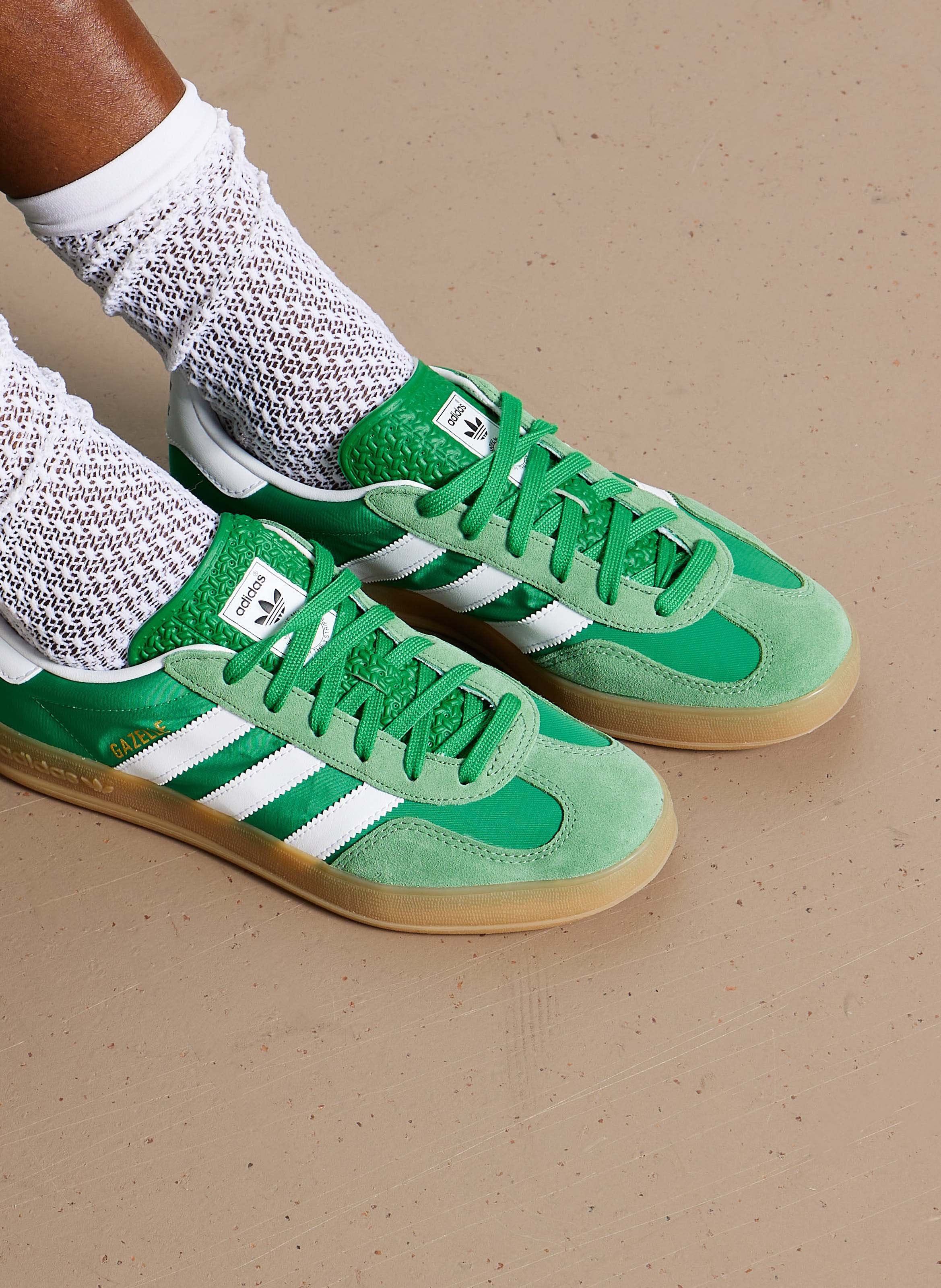 Flache Sneaker Zum Schnuren Green ftwr White hazy Green Adidas Damen IE6605 GREEN FTWWHT HAZGRN GREEN FTWR WHITE HAZY GREEN Place des Tendances Deutschland