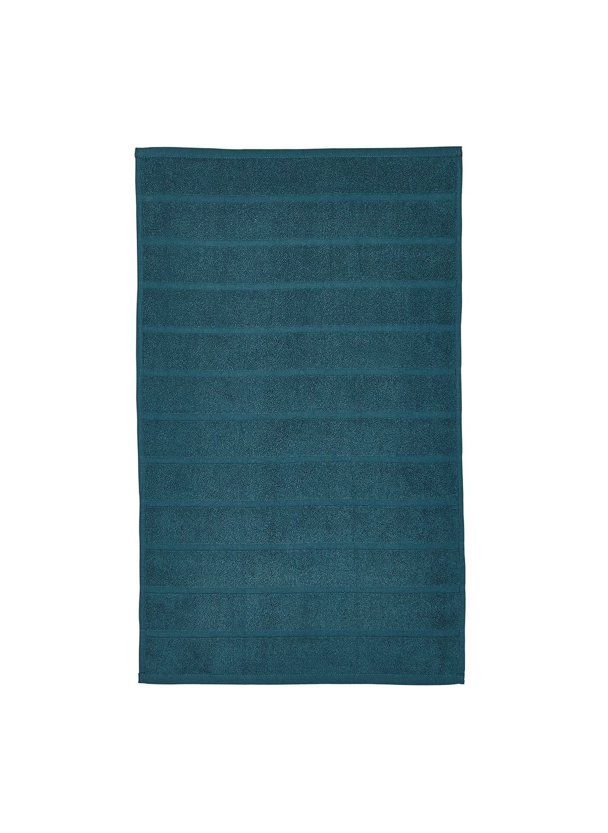 Solid color cotton bath mat TODAY LINGE DE MAISON Blue