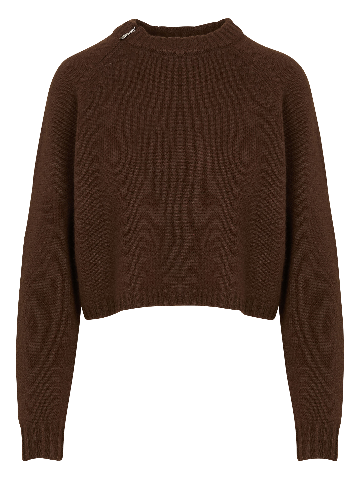 Ruimvallende trui van kasjmier met ronde hals BA&SH Bruin