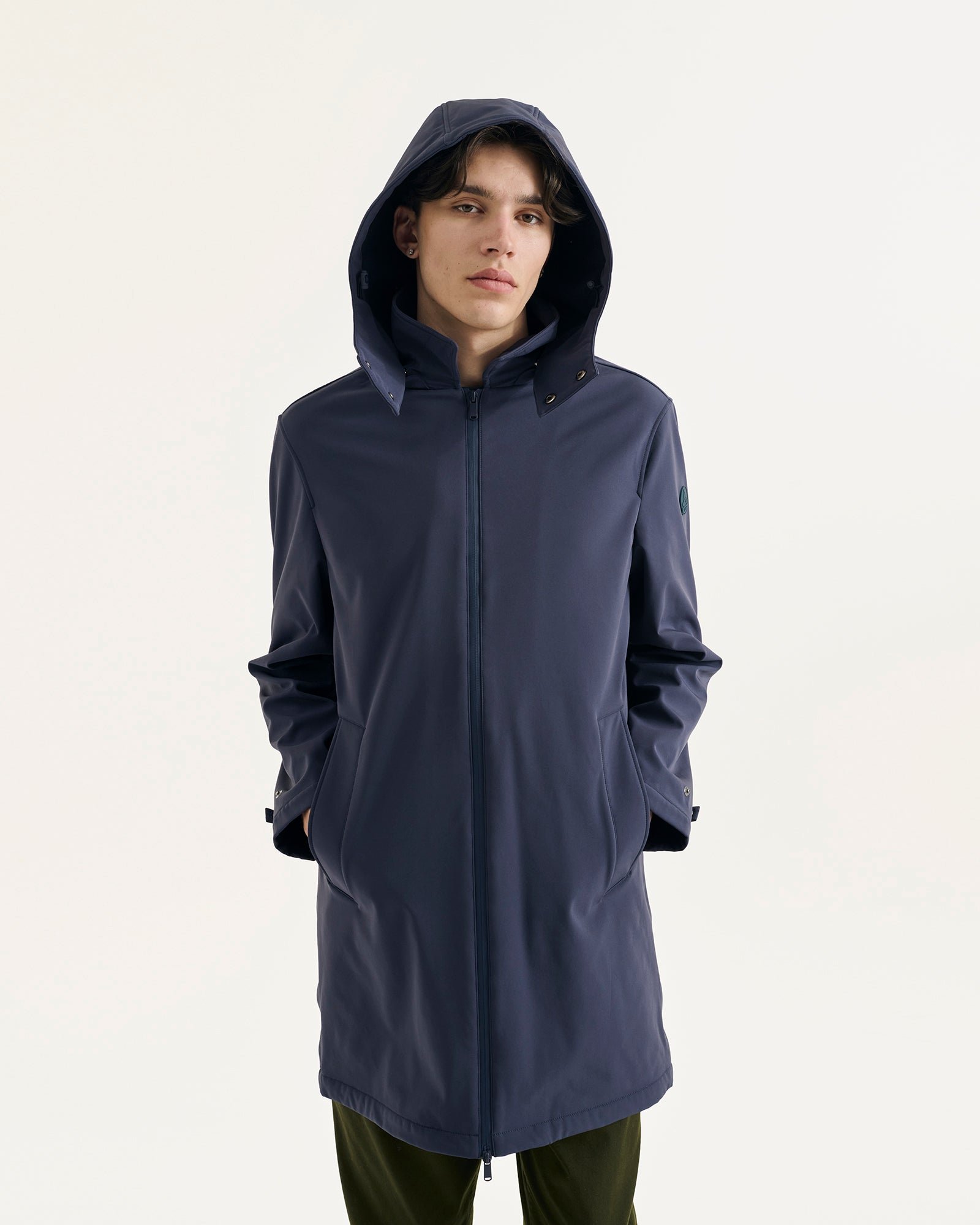 Waterproof coat with removable hood Athens 2.0 JOTT Blue