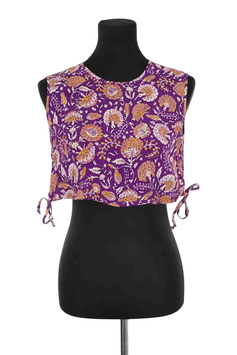 Azawood sleeveless top ANTIK BATIK - Seconde Main Purple