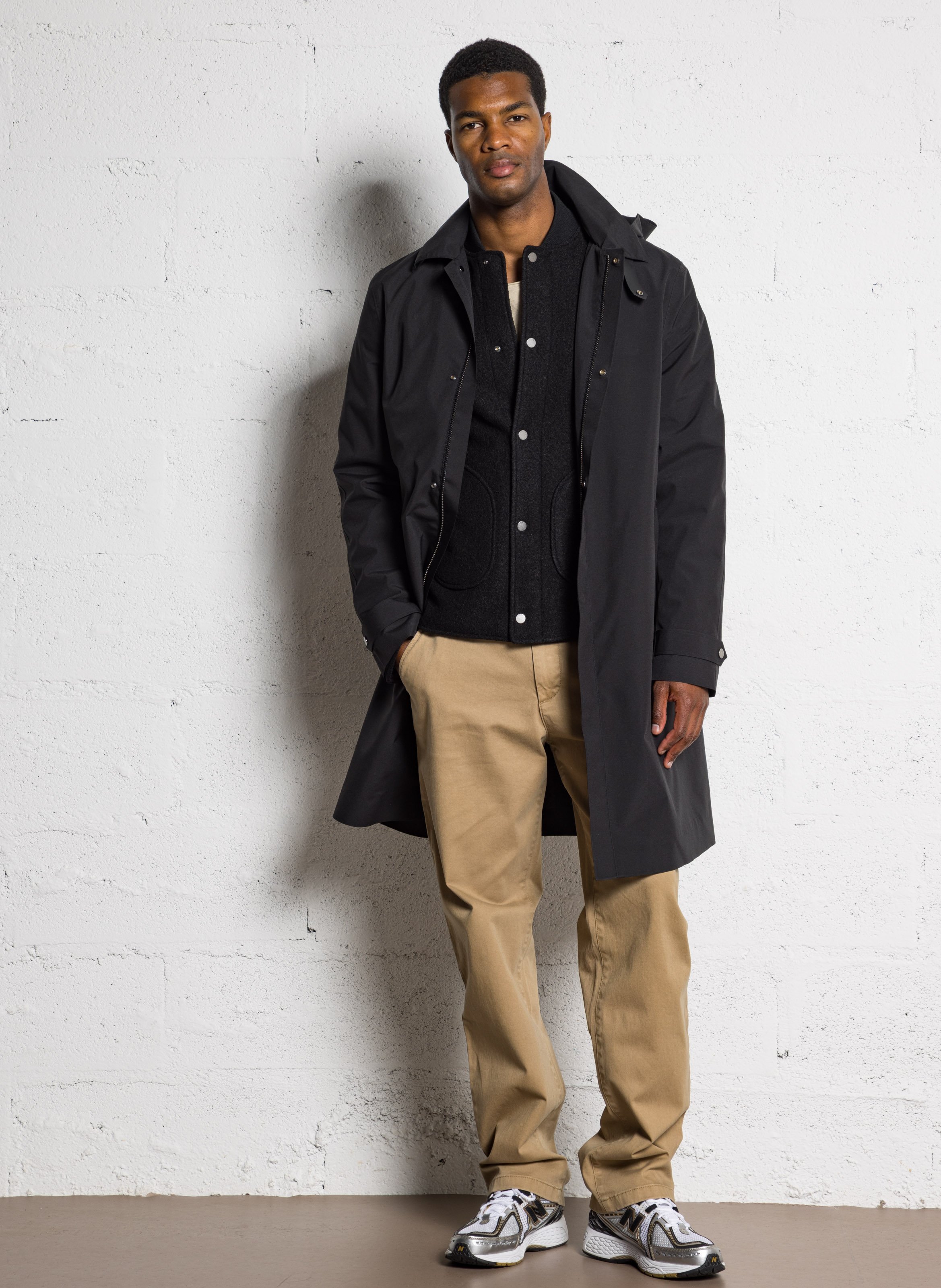 Parka mit klassischem Kragen und abnehmbarer Jacke IKKS Schwarz