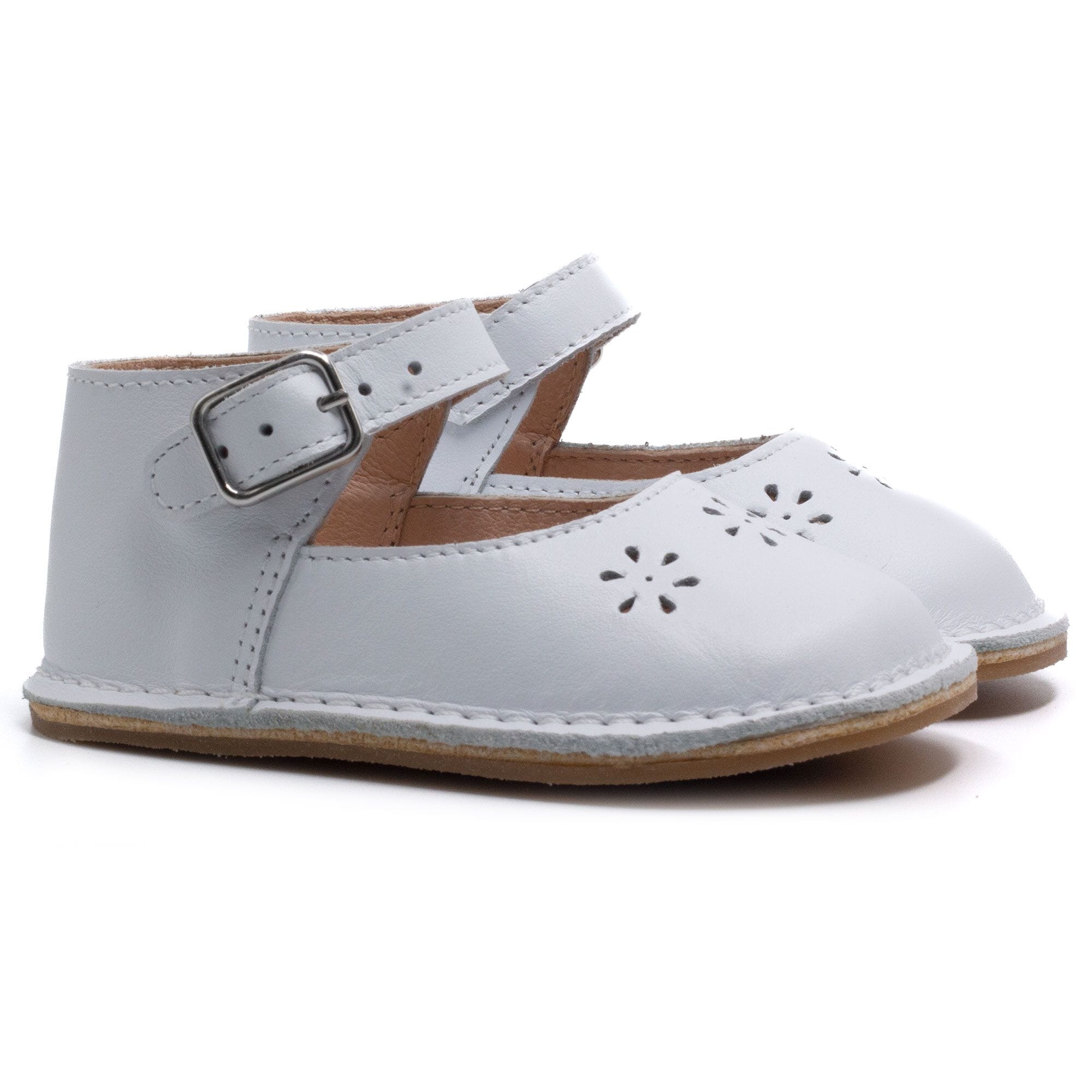 Chausson bébé fille Boni & Sidonie Blanc