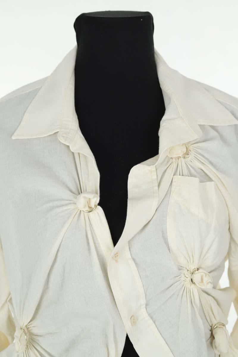 Cotton shirt JACQUEMUS- Seconde Main Beige