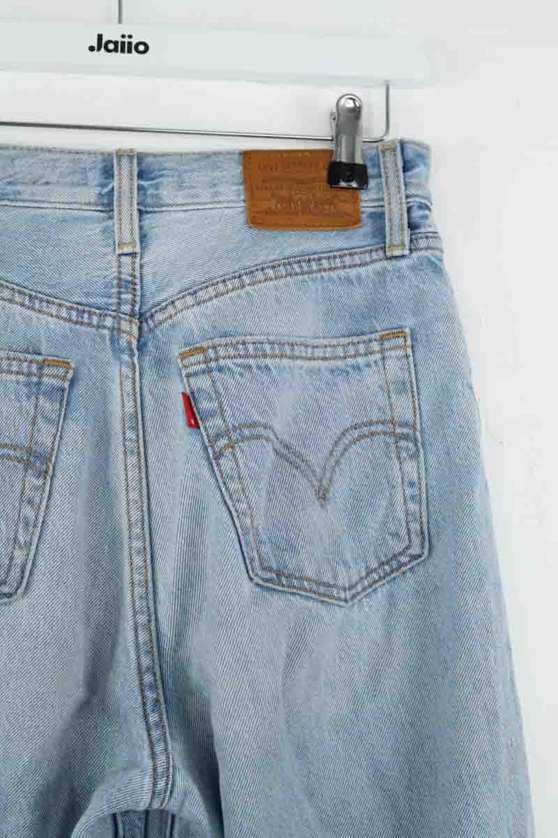Cotton straight jeans LEVI'S - Seconde main Blue
