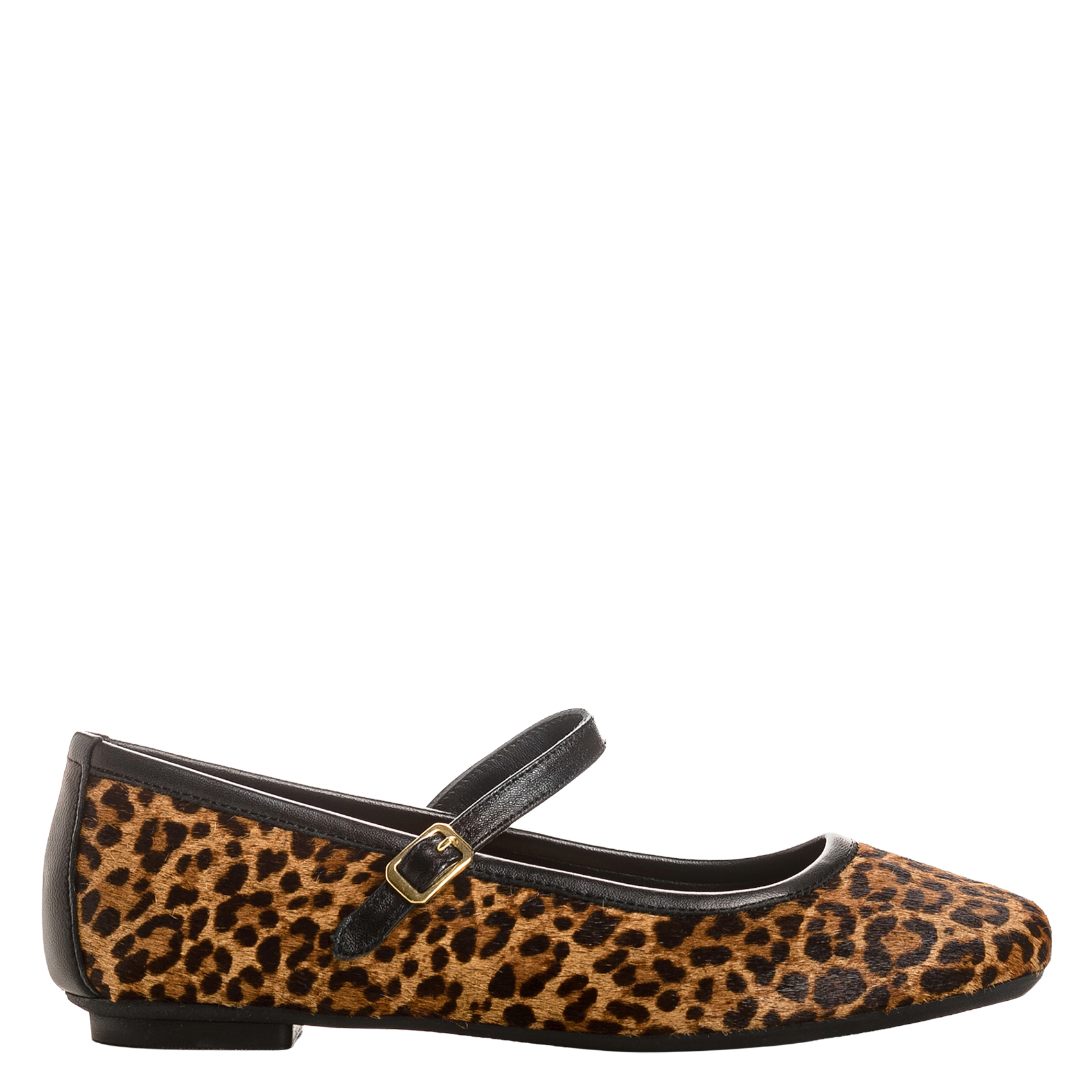 Ballerina's met luipaardprint REQINS Bruin