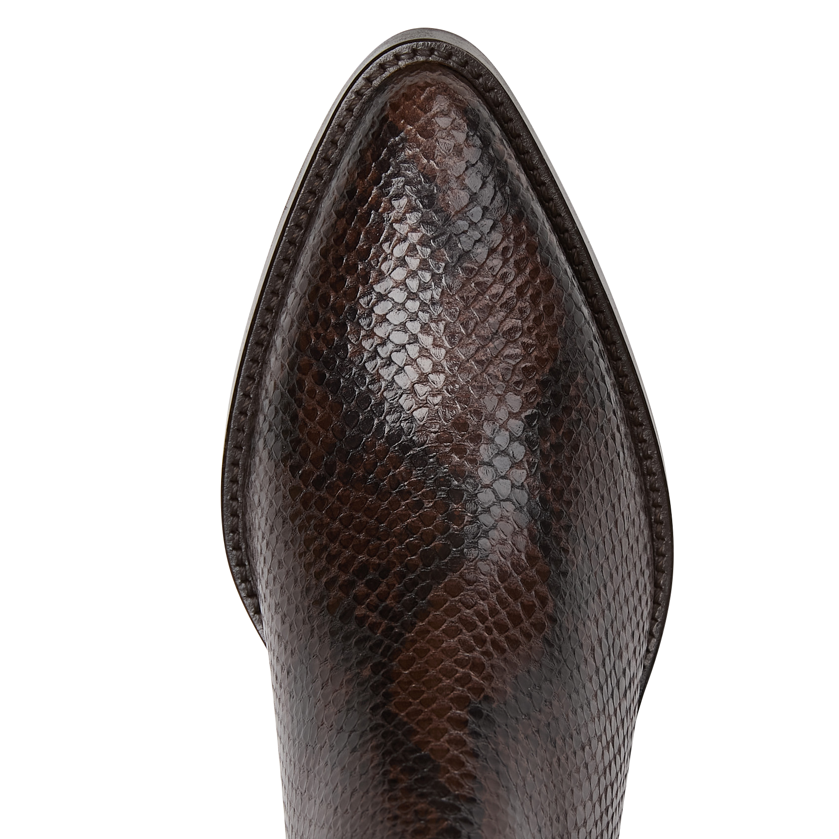 Bottines en cuir imprimé  BOBBIES Marron