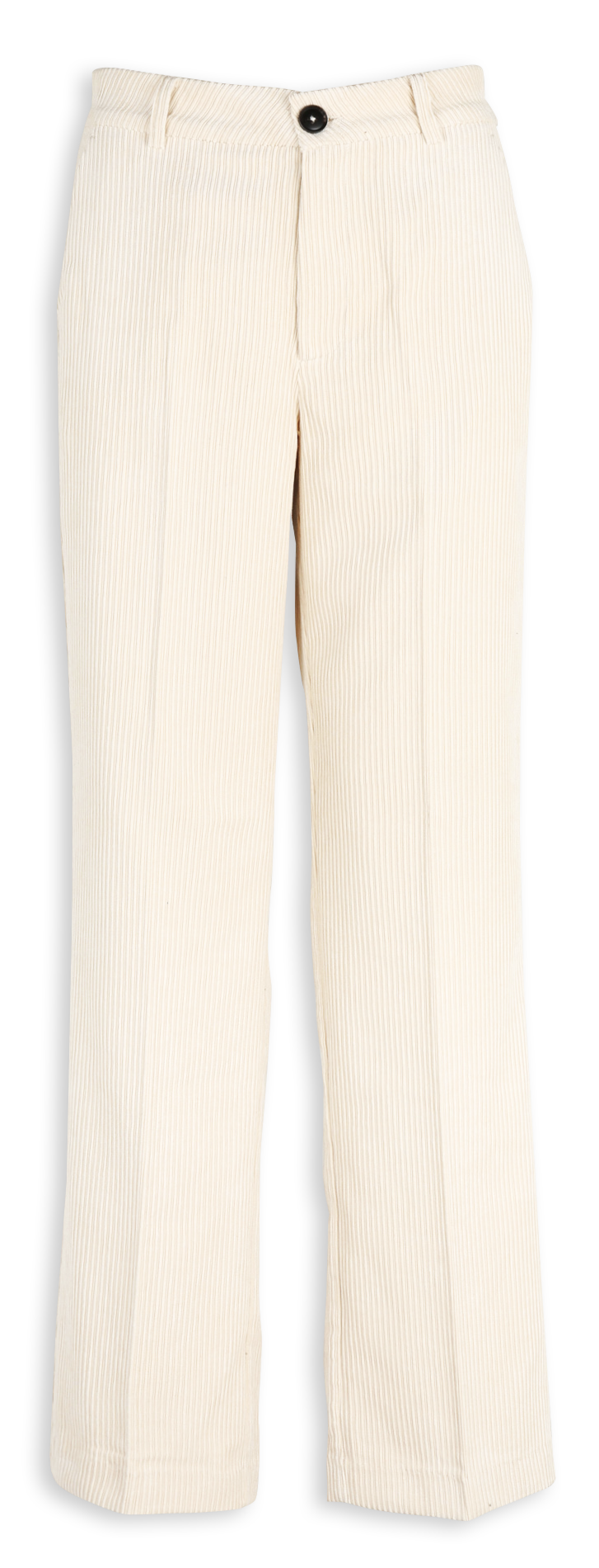 Gerippte Hose mit geradem Schnitt MKT Beige