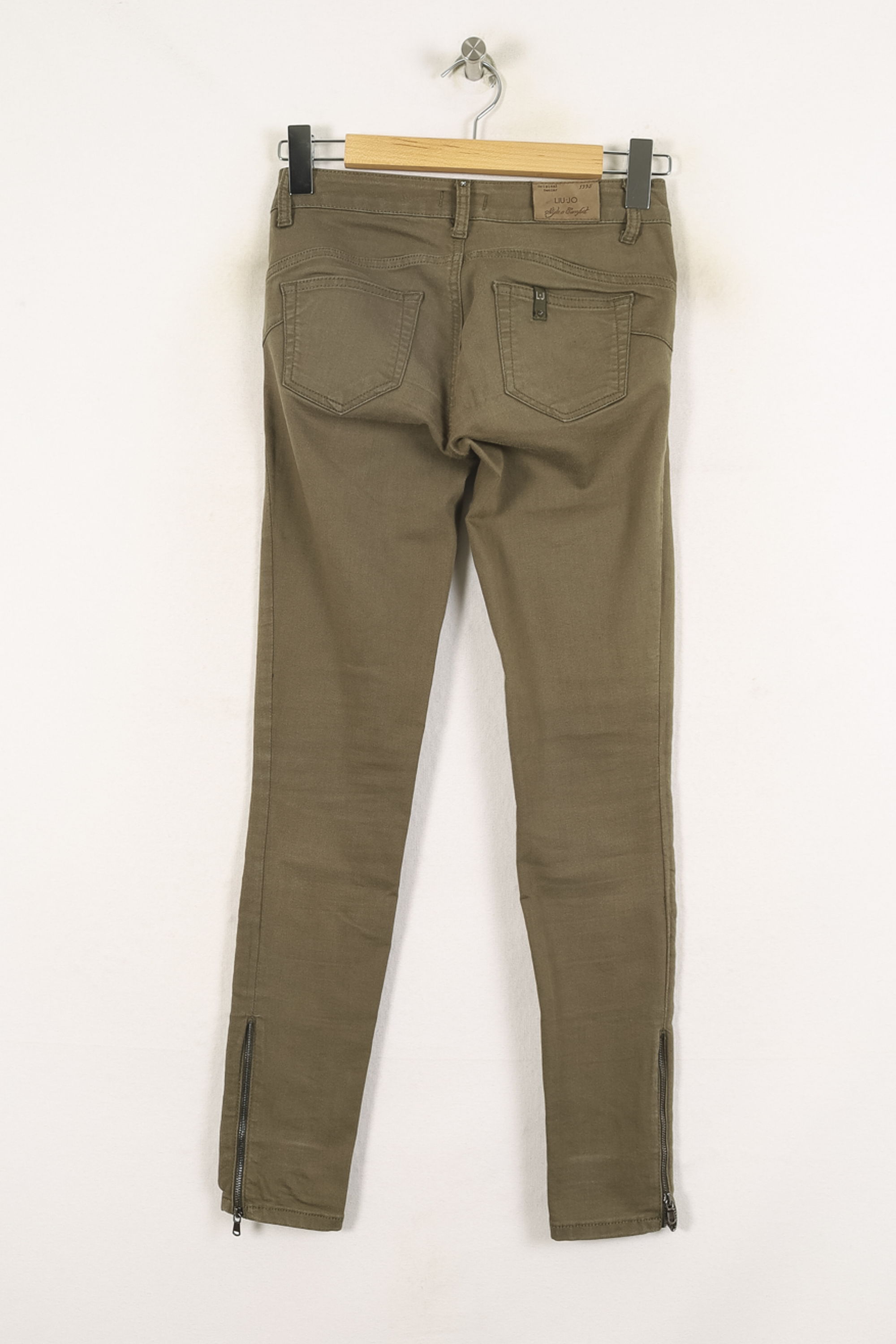 PANTS LIU JO - SECONDE MAIN Green