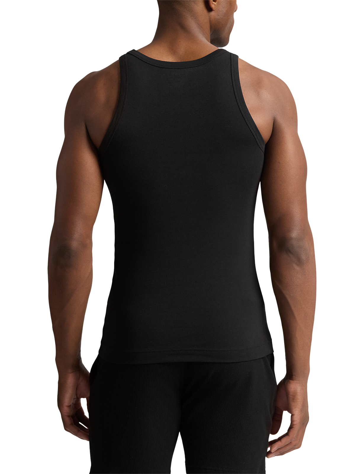 Pack 2 tank tops en coton POLO RALPH LAUREN Noir