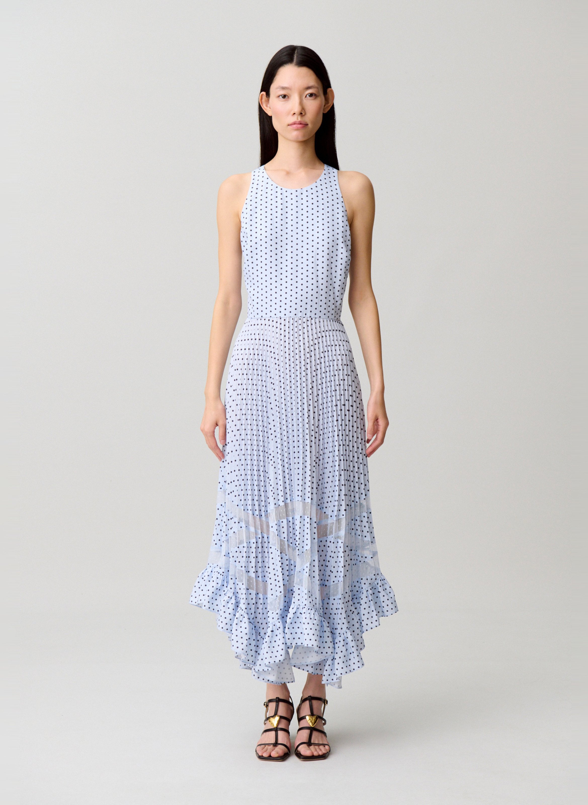 Robe midi à pois CLAUDIE PIERLOT Multicolore