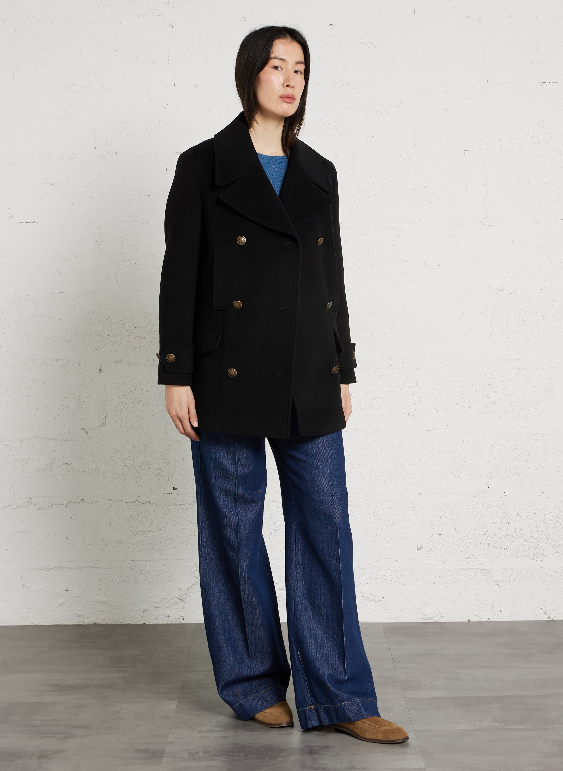 Coat MAISON 123 Black