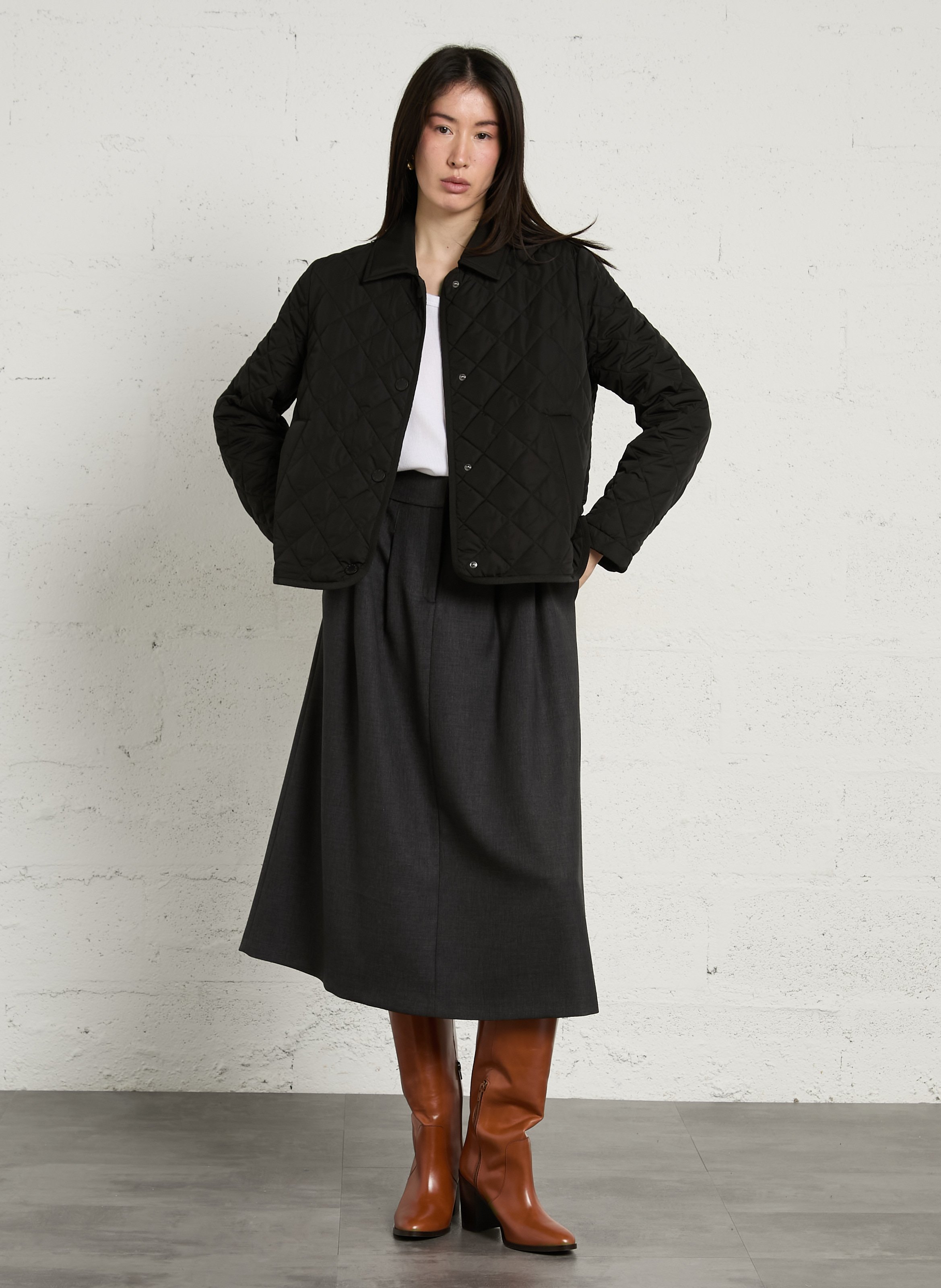 Midi-Rock MAISON 123 Grau