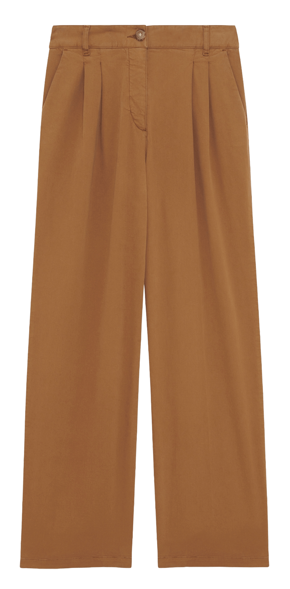 Pantalon large taille haute uni PABLO