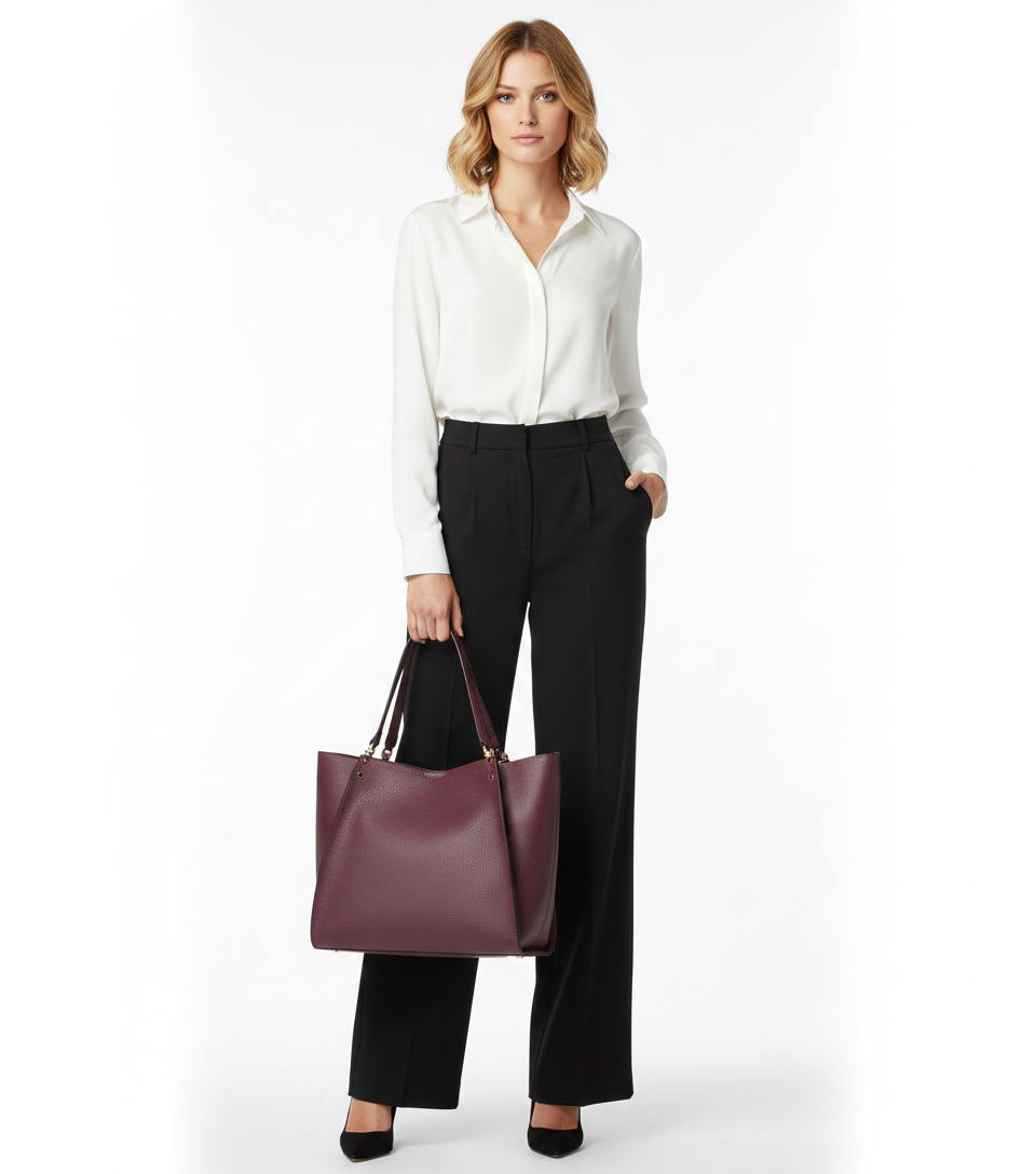 Billy L leather bag  Red