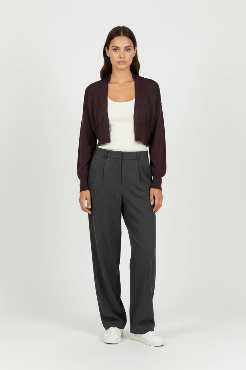 Cardigan MAX MARA - Seconde Main Purple